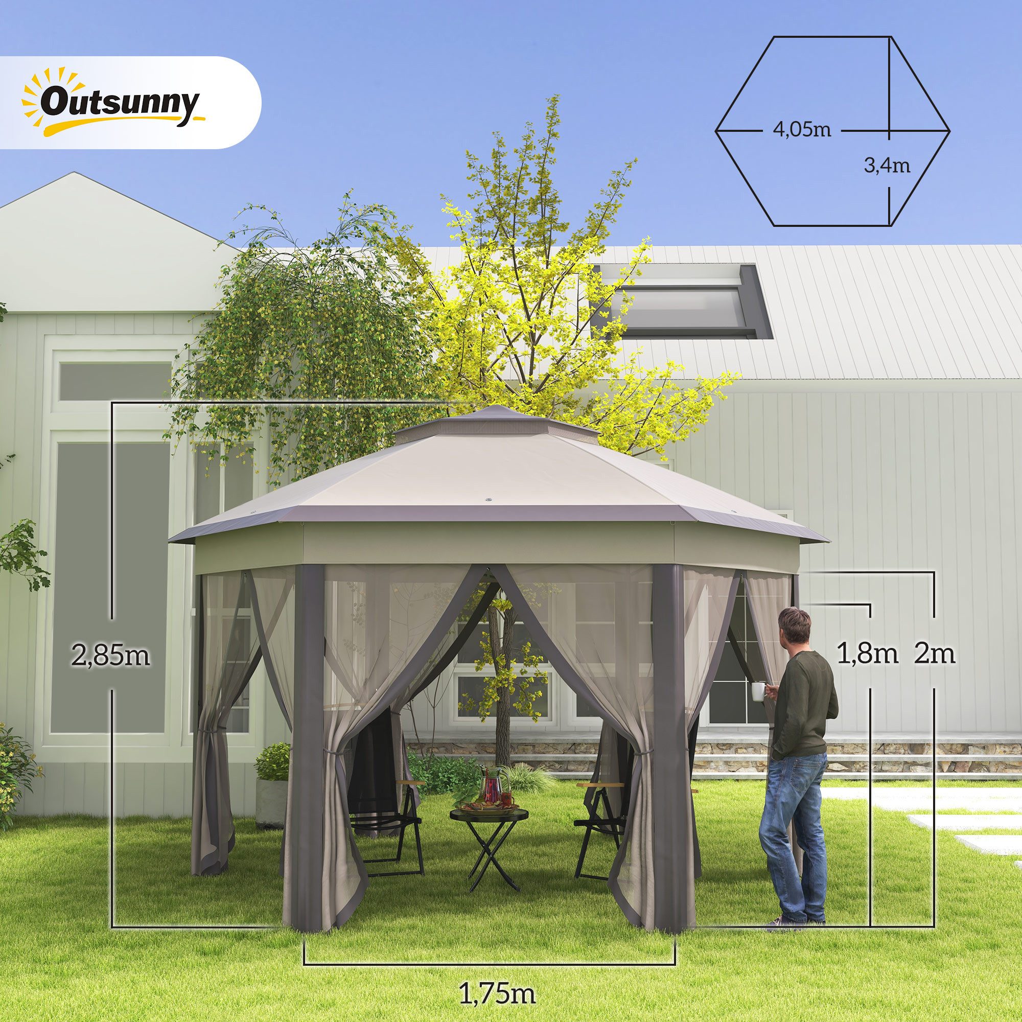 Outsunny Faltpavillon