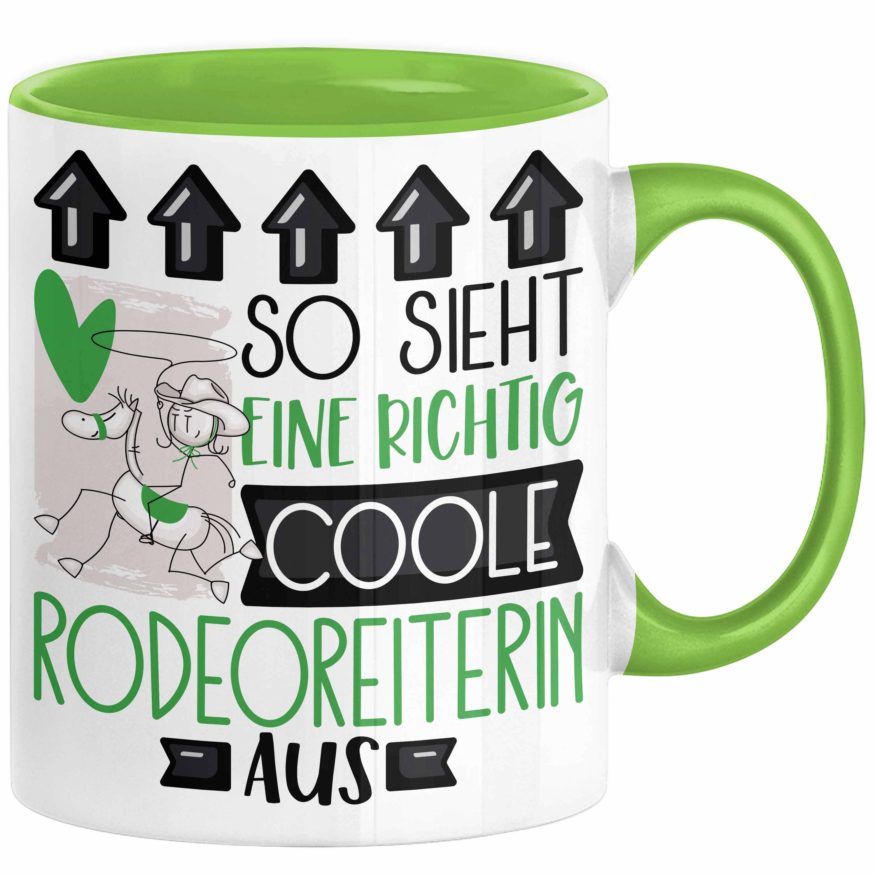 Tasse Rodeoreiterin Geschenk Tasse Geschenkidee für Rodeoreiterin Geburtstag
