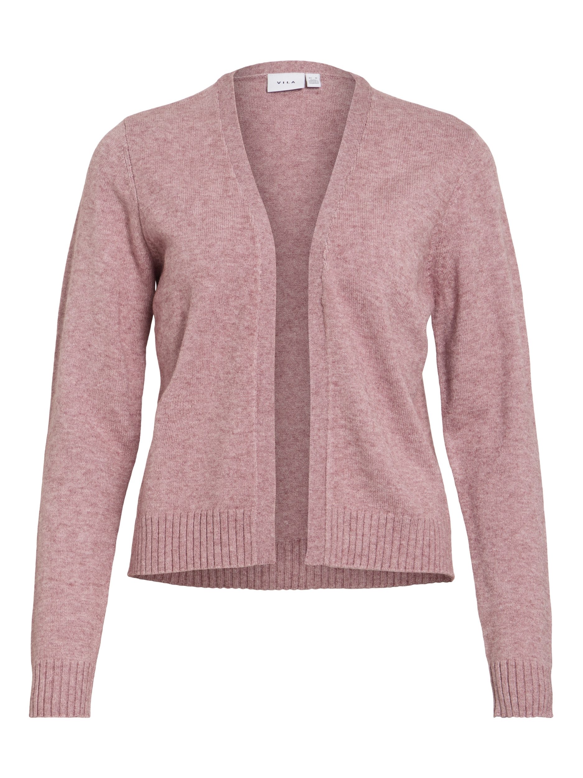 Vila Strickjacke VIRIL SHORT L/S KNIT CARDIGAN-NOOS Nostalgia Rose/LIGHT MELANGE