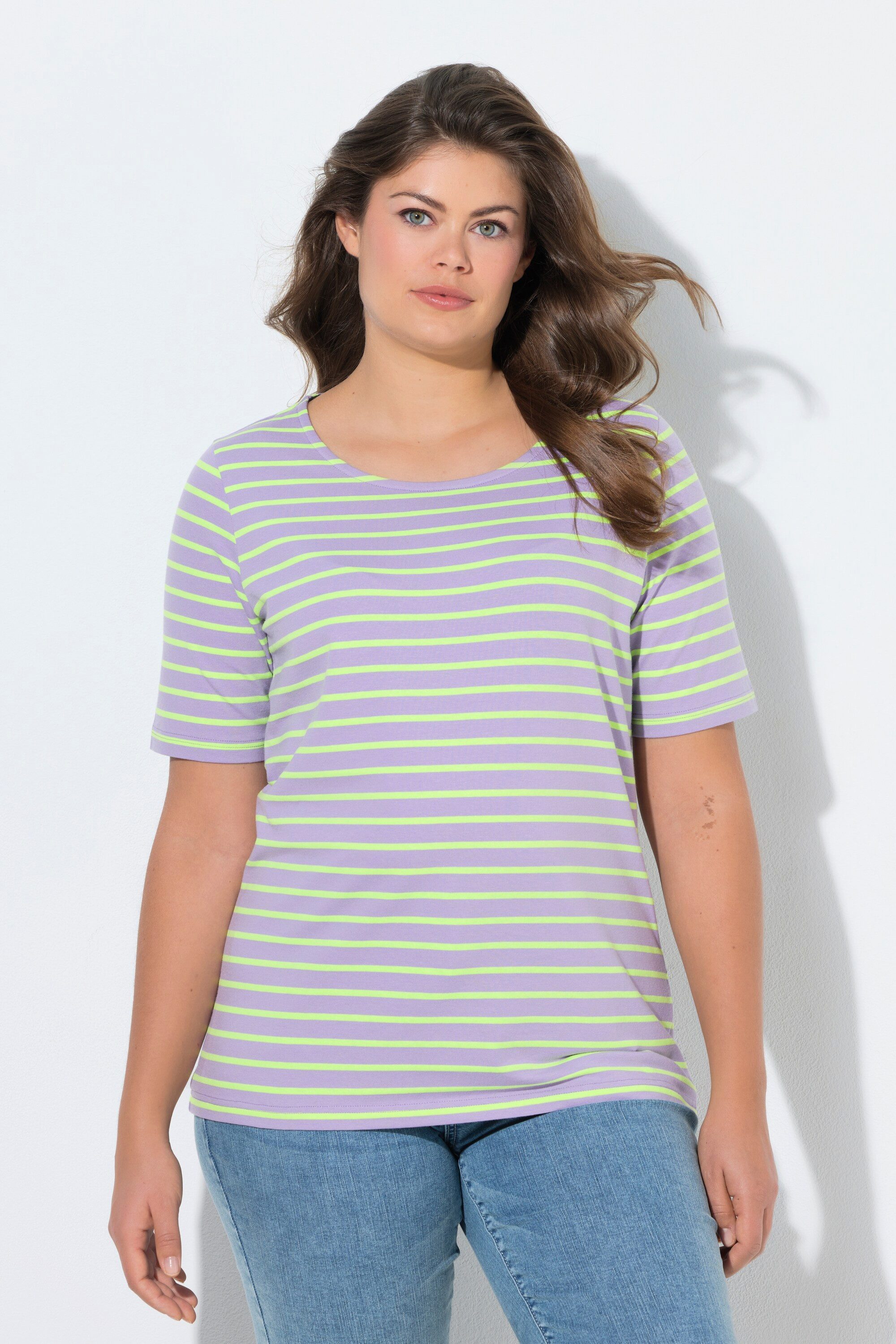 Laurasøn T-Shirt Ringelshirt Rundhals 1/2-Arm günstig online kaufen