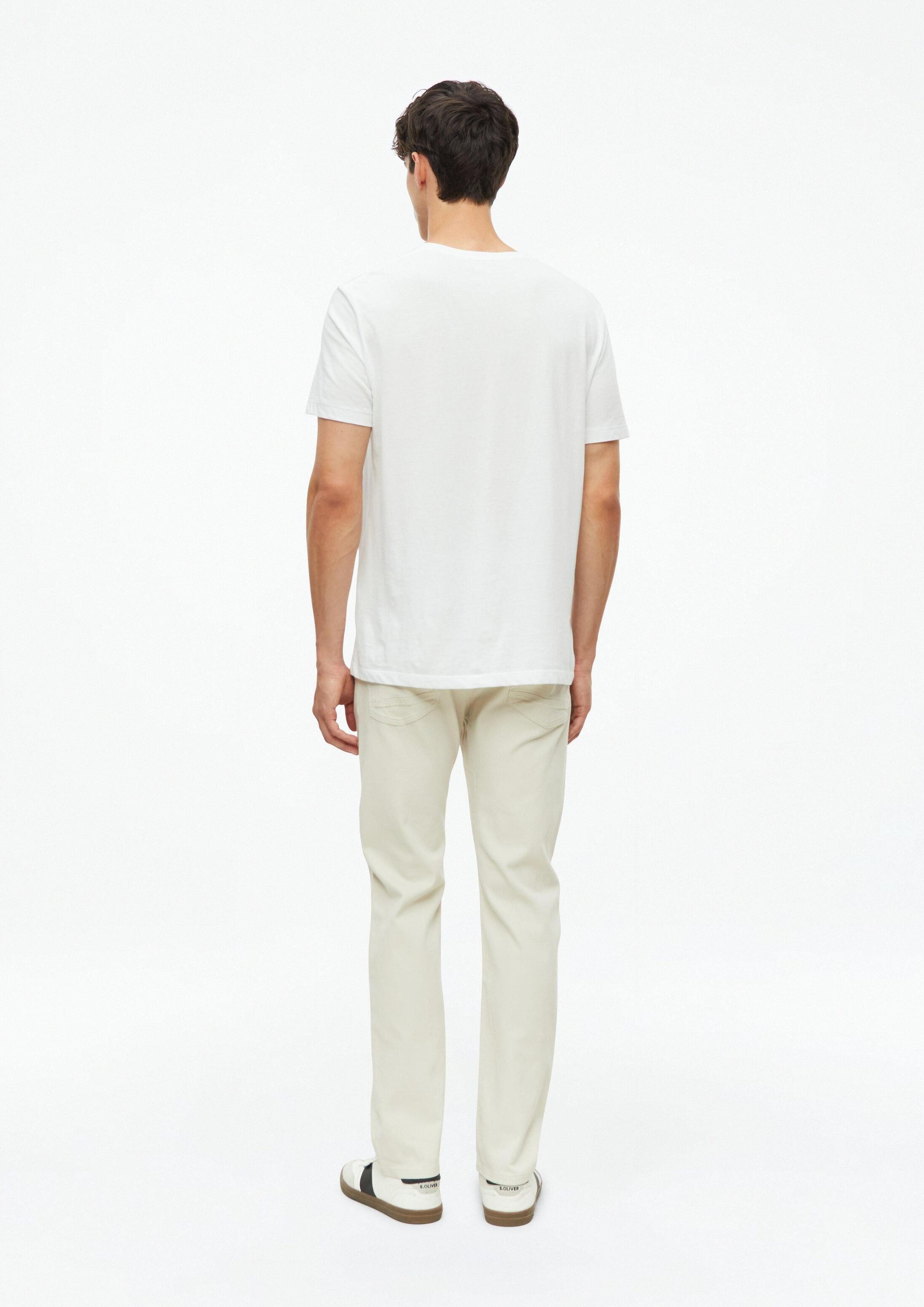 s.Oliver Chinos Hose BENITO Hose Benito / Straight Fit / Mid Rise / Struktur-Stretch