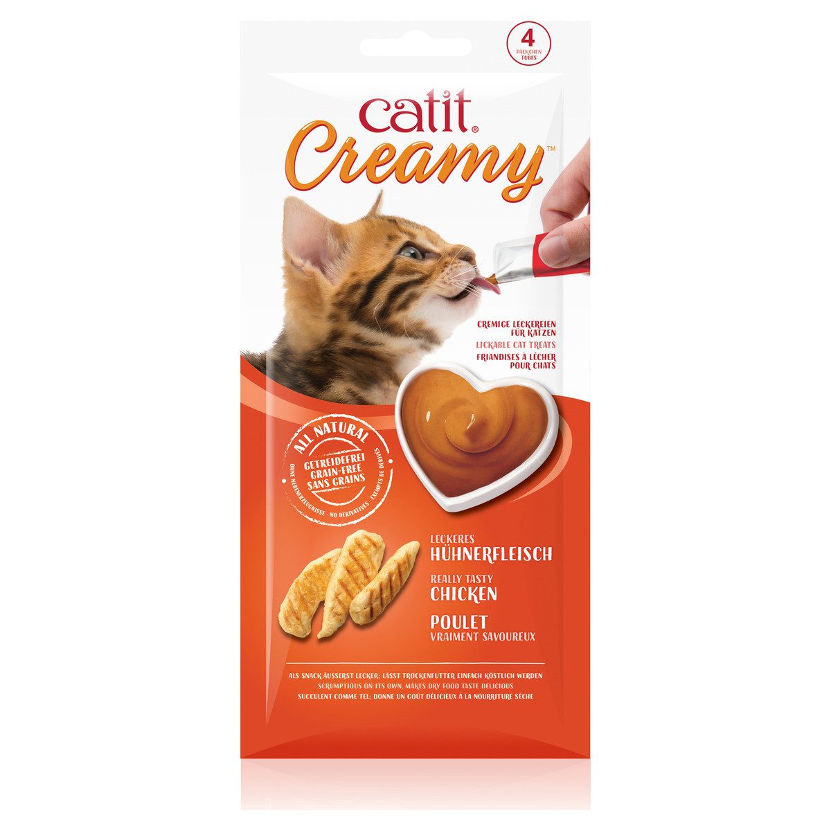Catit Creamy Huhn 4er-Pack