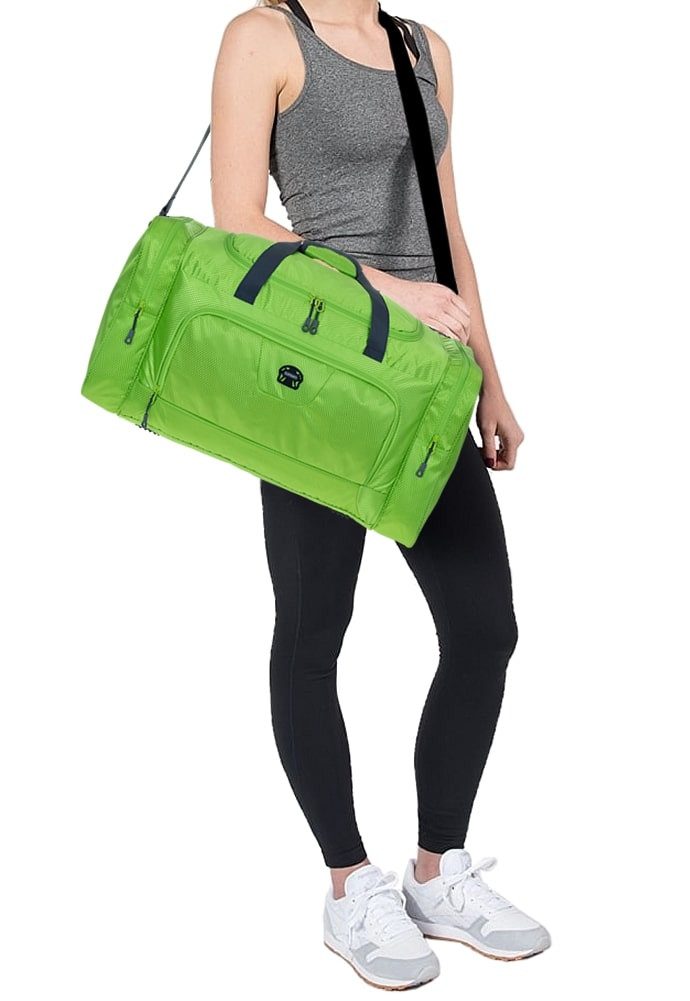 ELEPHANT Sporttasche groß Reisetasche Sport Tasche Trainer L 55 cm, 40 Liter Saunatasche Fußball Large Gym + Trinkflasche