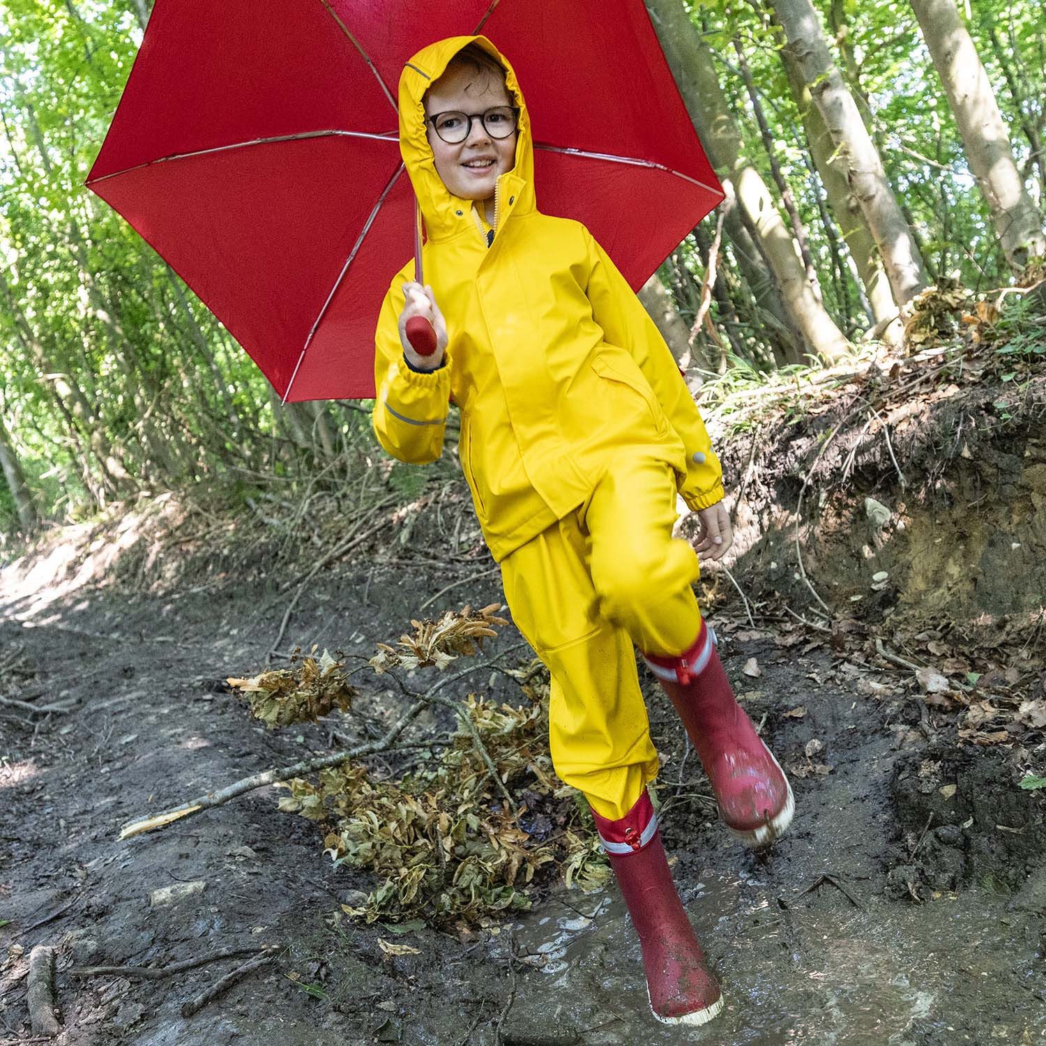 JAKO-O Regen- und Matschjacke JAKO-O Matschjacke Regenjacke Kinder Baby gelb – Bild 3 von 3