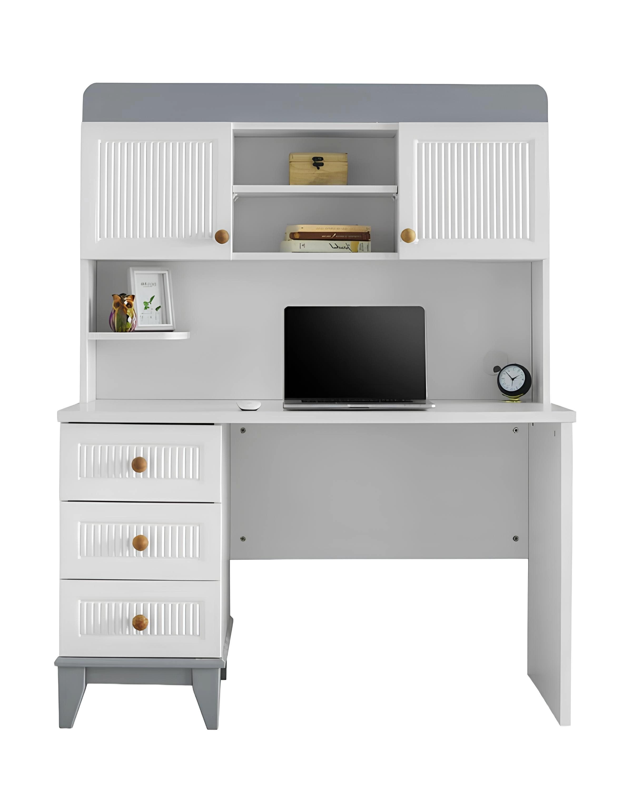 Xlmoebel Schreibtisch Hochglanz-Schreibtisch in modernem Design für Kinder und Jugendliche (Schreibtisch), Hergestellt in Europa