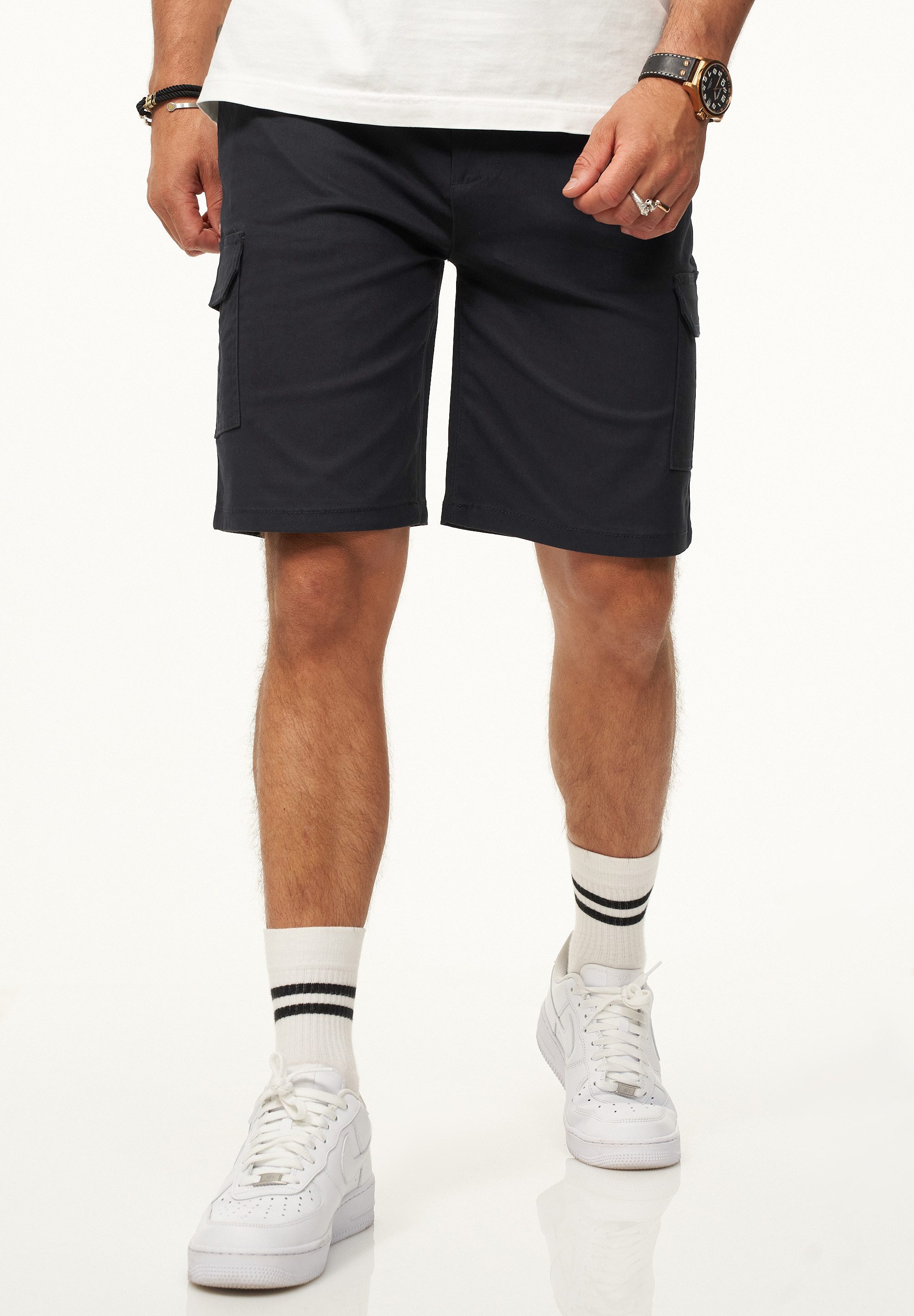 SOULSTAR Cargoshorts mit Stretchanteil Kurze Hose für Herren Regular-Fit Be günstig online kaufen