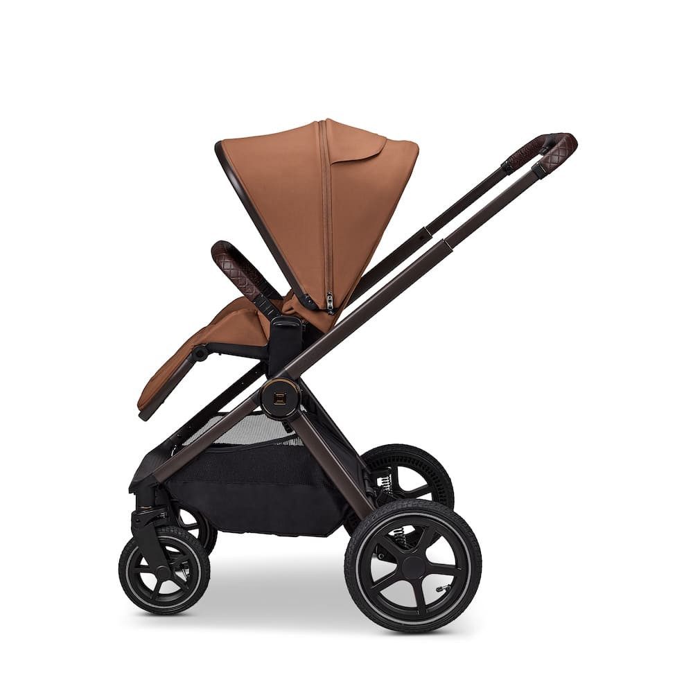 Moon Kombi-Kinderwagen Gio Fold Air Kombikinderwagen inkl. Cosmo 2.0, Gestell und Babywanne mit einem Handgriff zusammenfaltbar