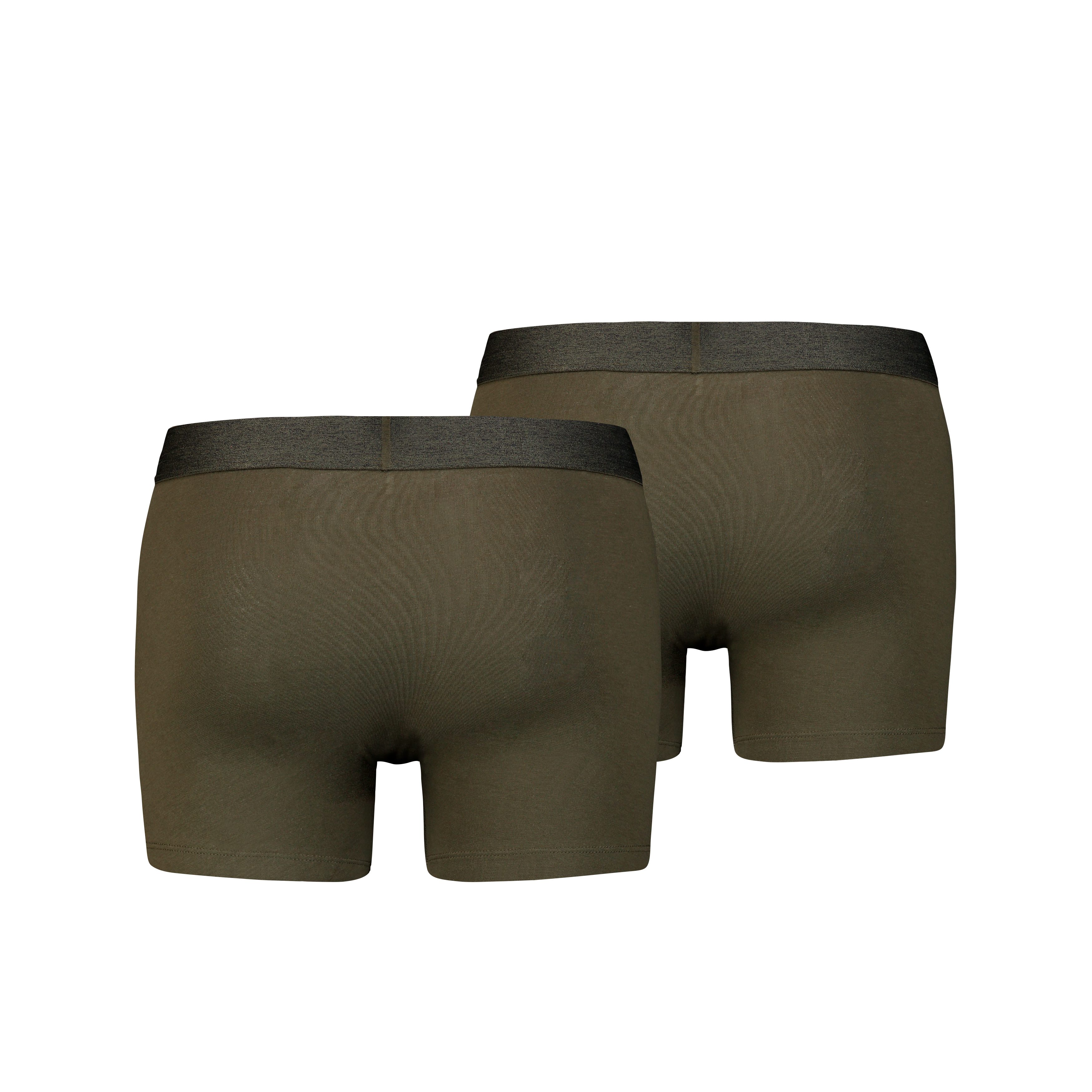 Levi's® Boxershorts LEVIS MEN MEL WB BOXER BRIEF ORG CO 2P (2er Pack) mit breitem Logobund