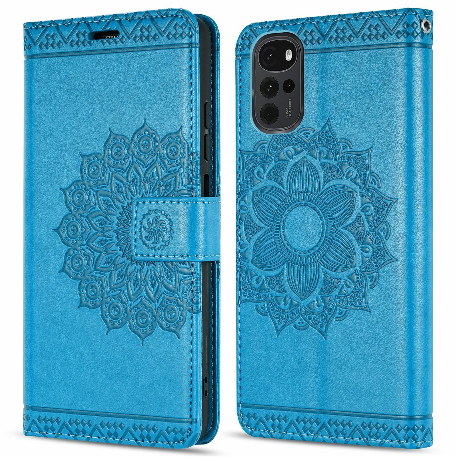 betterfon Handyhülle Handytasche für Motorola Moto G22 Klapphülle, Wallet Case mit Kartenfächern Magnetverschluss und weicher Innenhülle