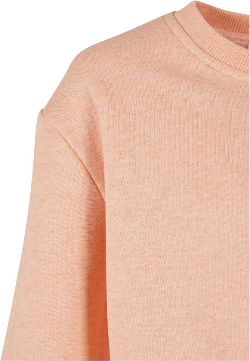 URBAN CLASSICS Sweatshirt Girls Oversized Color Melange Crewneck Mädchen Pullover