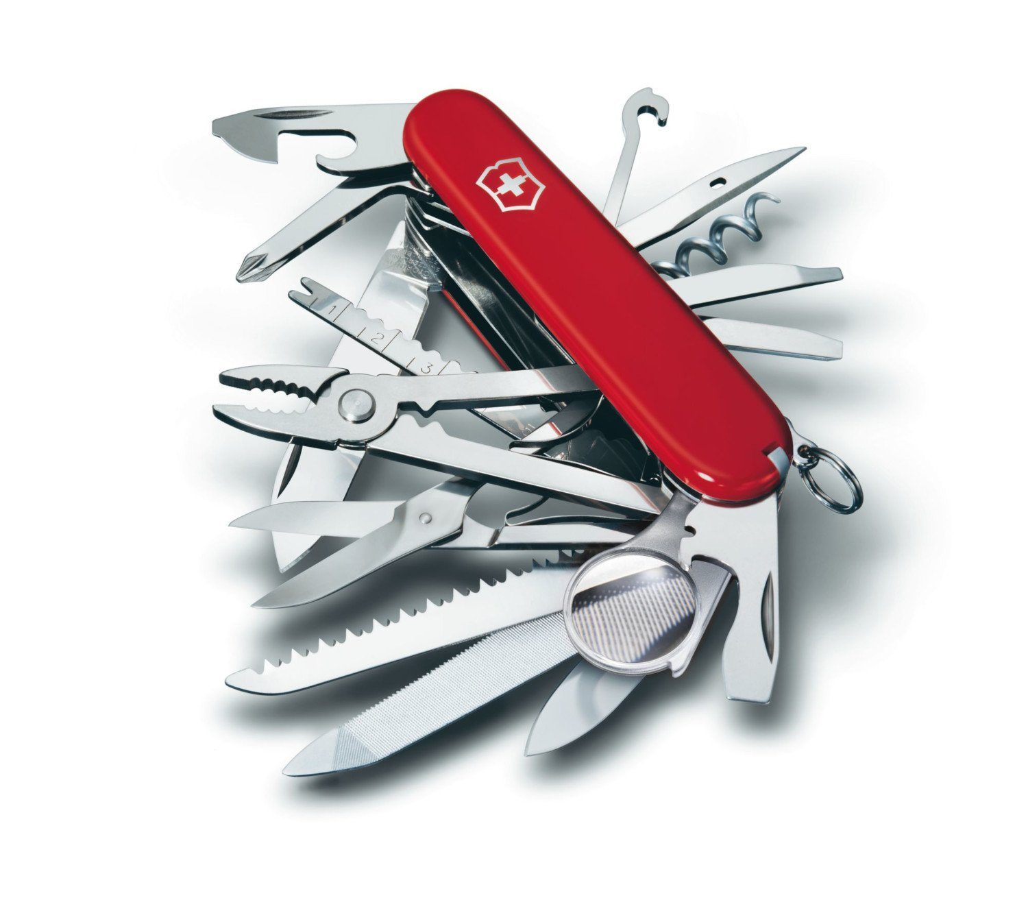 Victorinox Taschenmesser Swiss Champ Offiziersmesser 1.6795 33 Funktionen rot