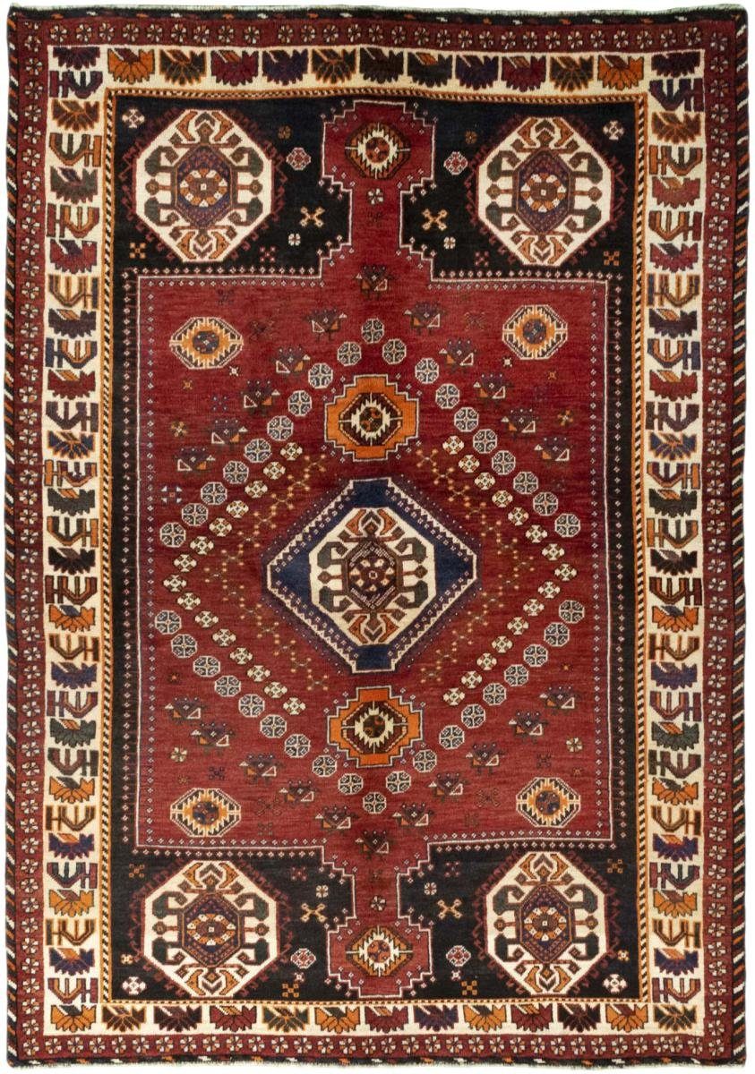 Orientteppich Shiraz 10 Handgeknüpfter 162x233 Perserteppich, Höhe: Orientteppich rechteckig, / mm Trading, Nain