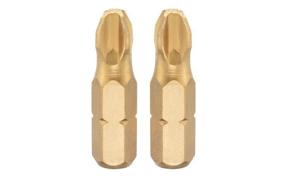 Bit-Set Bit Philips 3 Titan-Nitrid 2 Stück