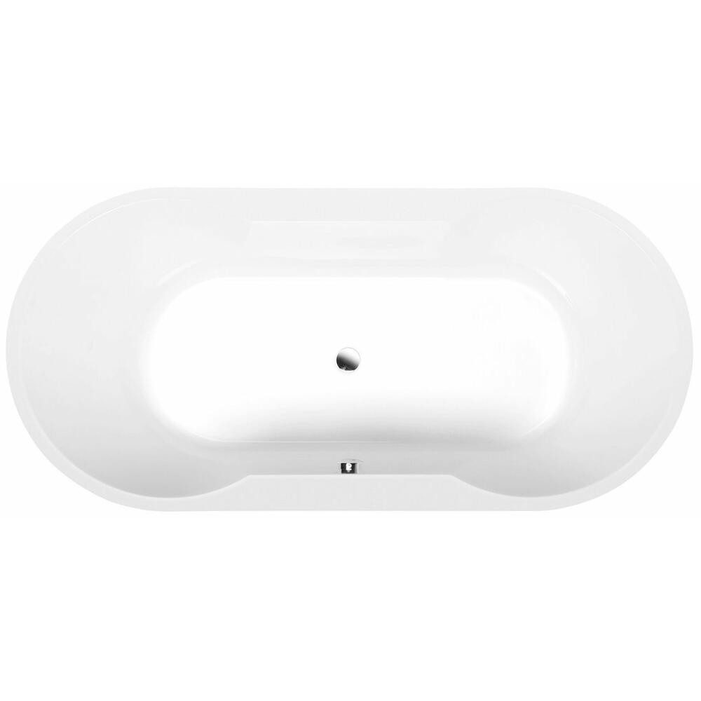 Polysan s.r.o. Badewanne IO ovale Badewanne mit Füßen, 180x85x49 cm