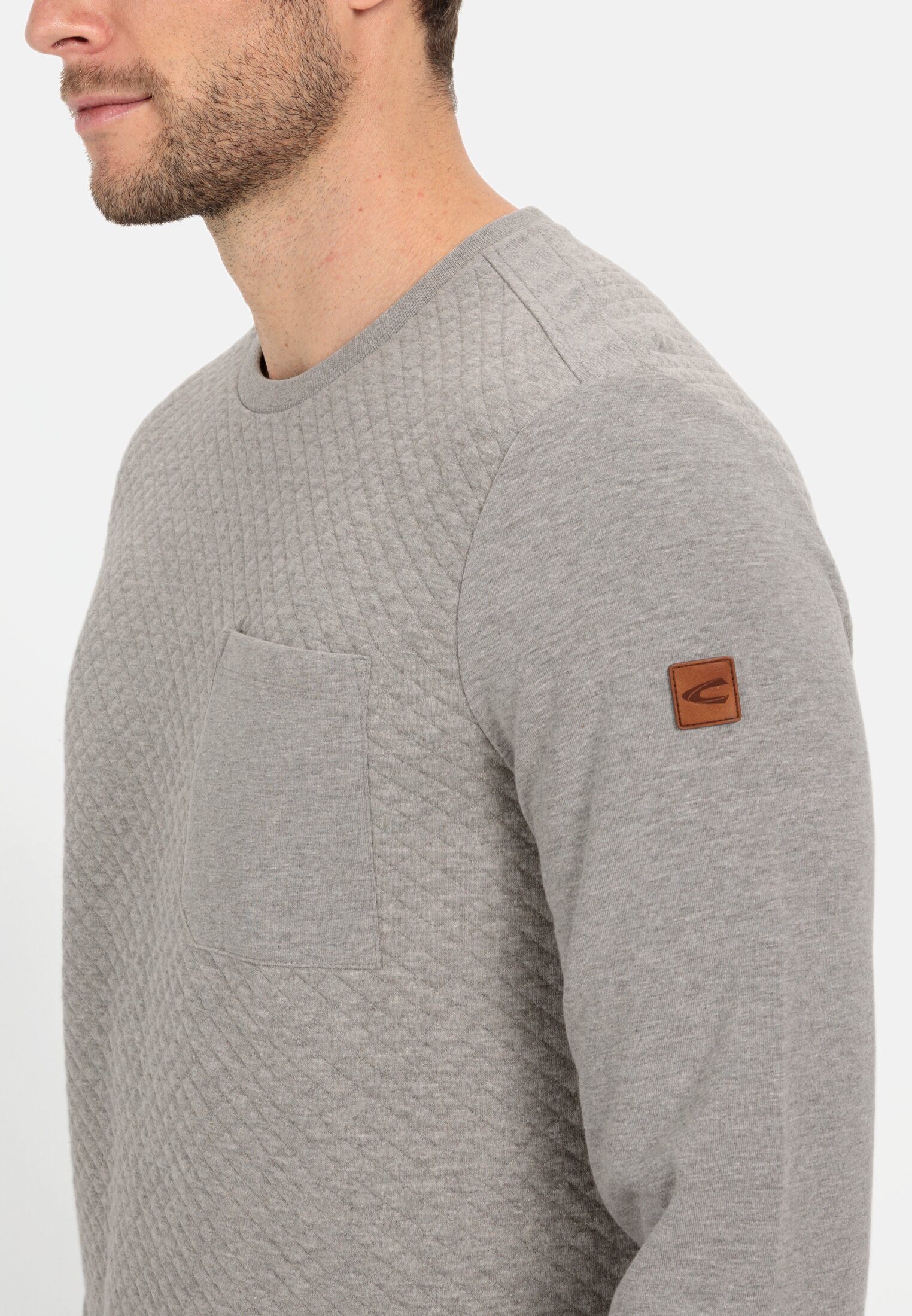 camel active Langarmshirt mit Brusttasche Langarm