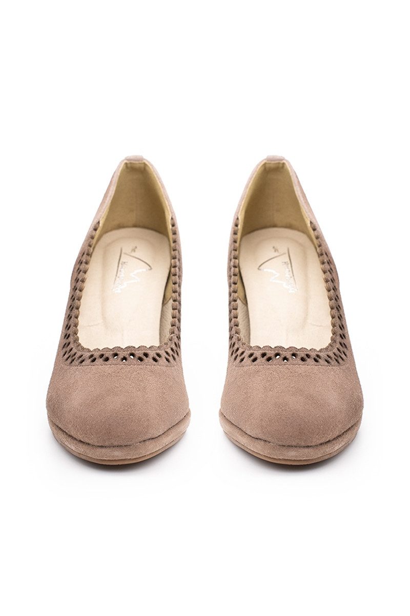 Hirschkogel Trachtenpumps - DOROTHEA - schwarz, taupe Pumps