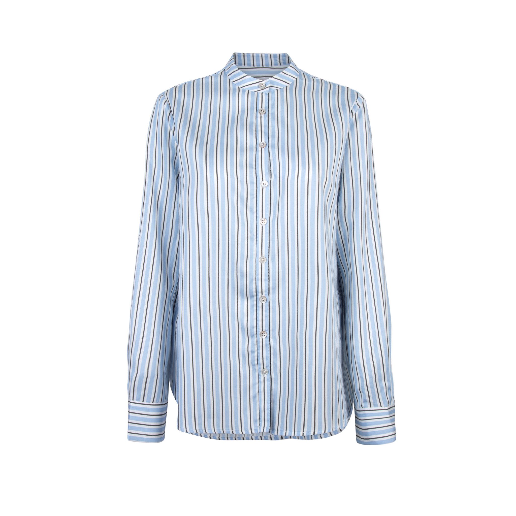 Lieblingsstück Klassische Bluse RatiL aus Lyocell und Baumwolle günstig online kaufen