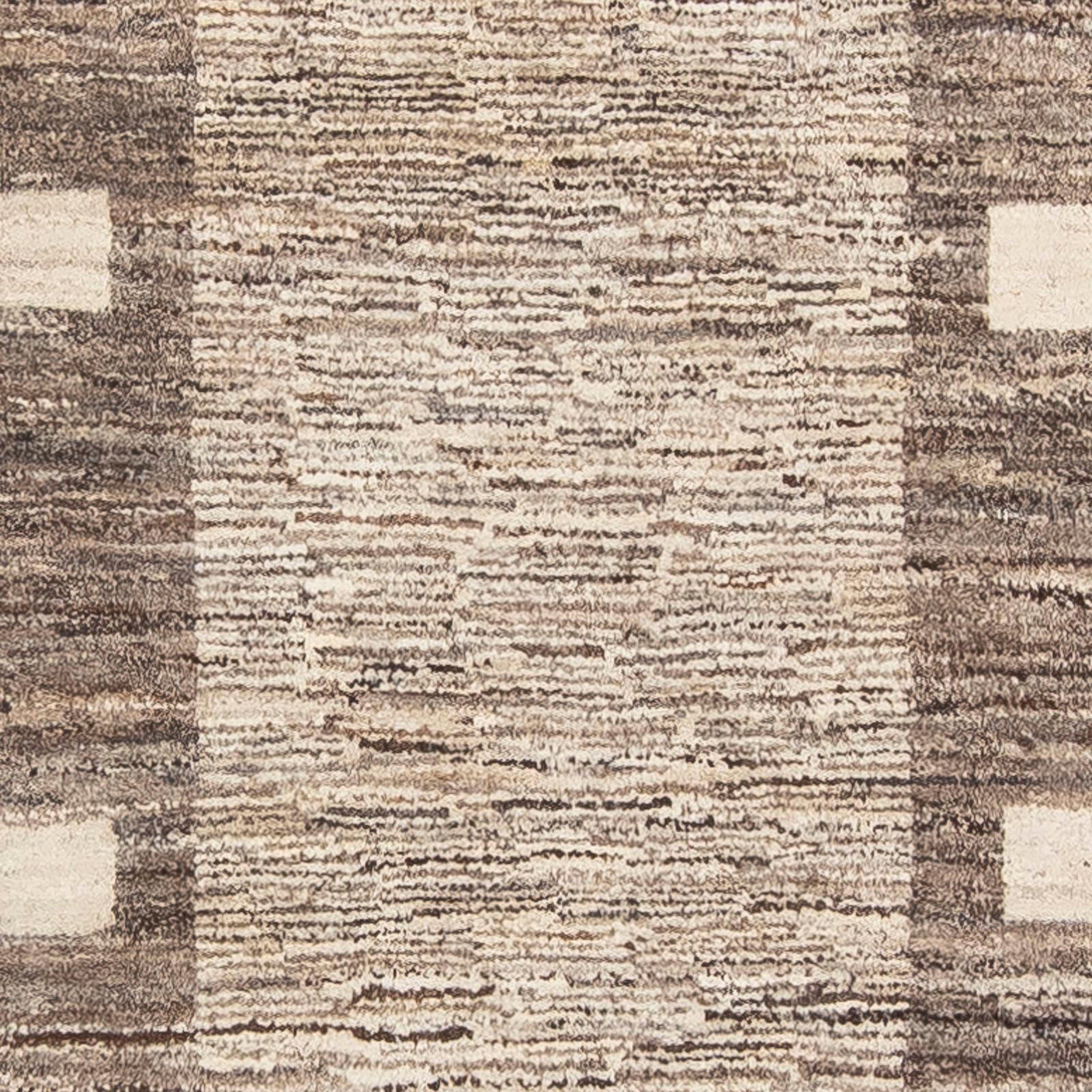 Wollteppich Gabbeh - - Einzelstück rechteckig, mit mm, 300 morgenland, - cm beige, 74 Höhe: Zertifikat 18 x Perser Handgeknüpft, Wohnzimmer