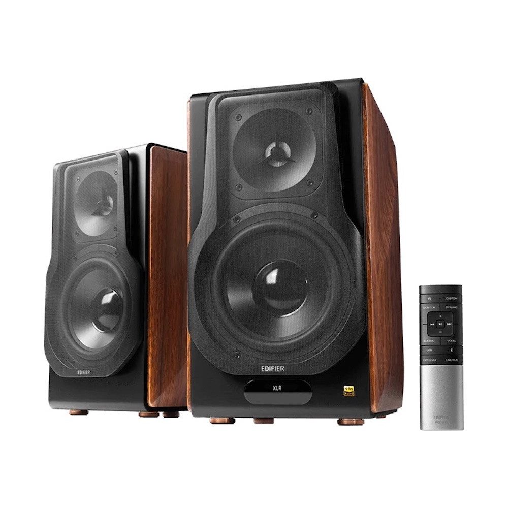 Edifier® S3000MKII Regal-Lautsprecher (256 W, Hi-Res Audio, Aktivlautsprecher, Bluetooth 5.0 aptX HD, Stereo)