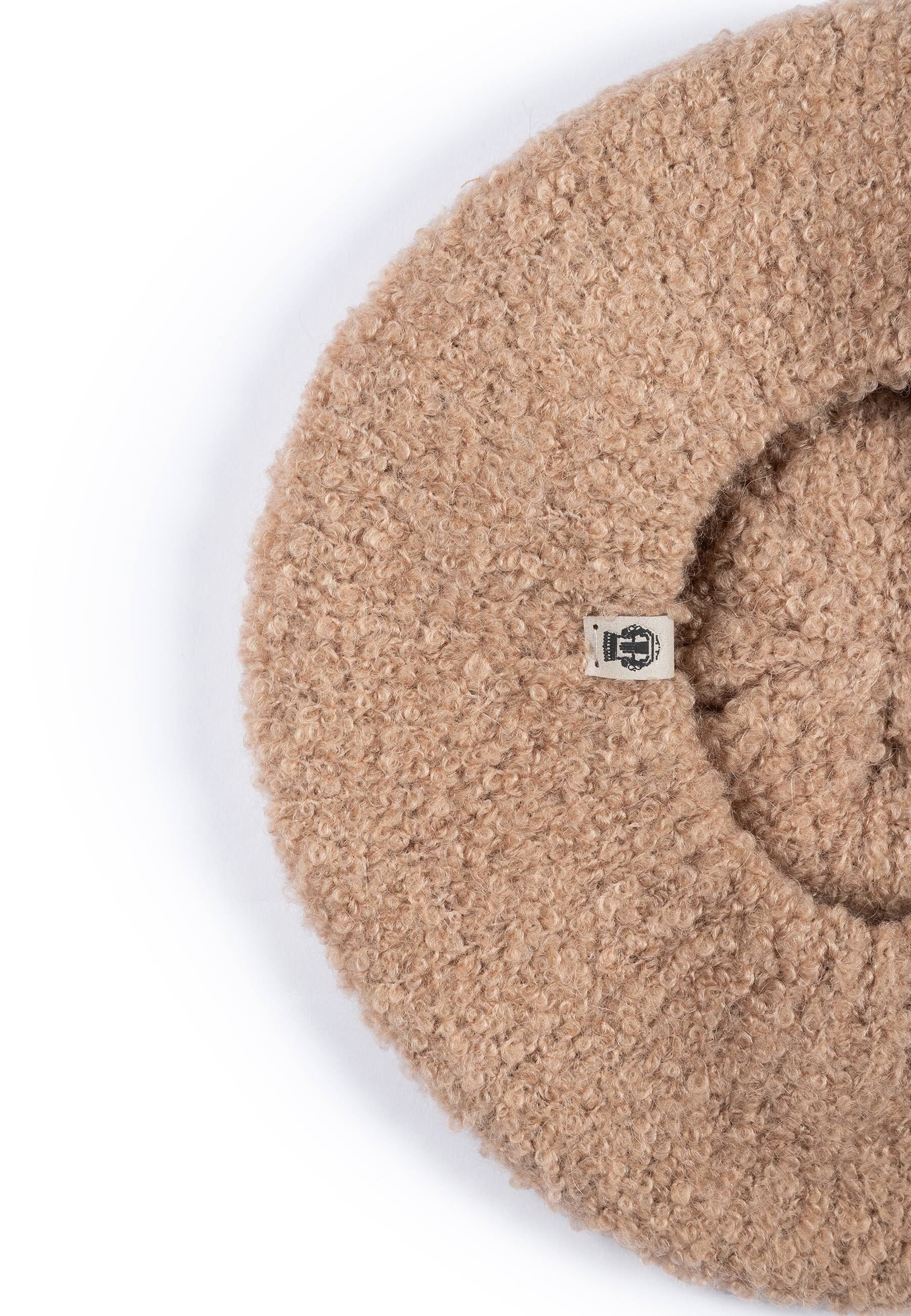 Roeckl Strickmütze CLASSIC BOUCLÉ MÜTZE Bouclemütze mit Alpakawolle