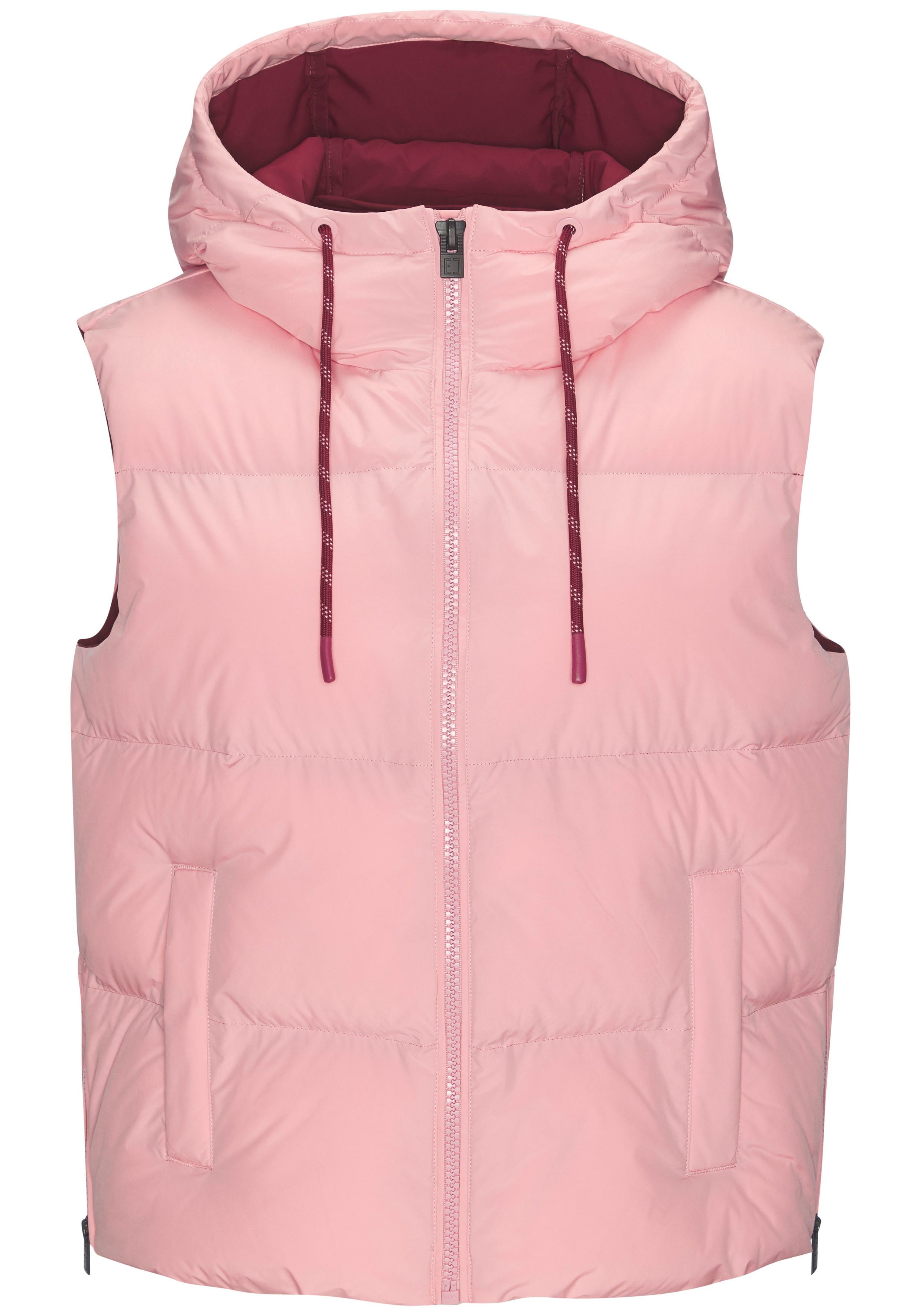 Elbsand Steppweste mit großem Logoprint auf dem Rücken günstig online kaufen