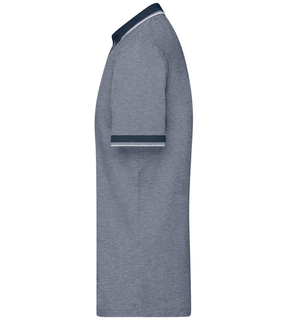 James & Nicholson Poloshirt Doppelpack Herren Poloshirt Baumwoll Pique in bicolor Optik JN704 (Doppelpack, 2er-Pack) mit Kontraststreifen