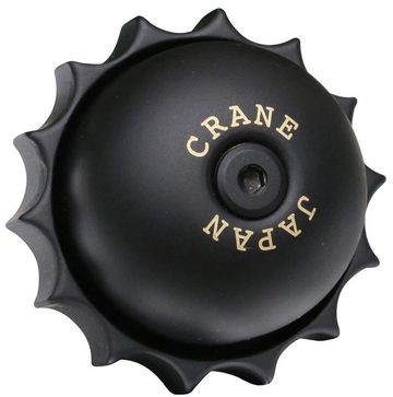 Crane Bell Co Fahrradklingel Crane Bell E-NE "Revolver Bell", Fahrrad Drehklingel, all black