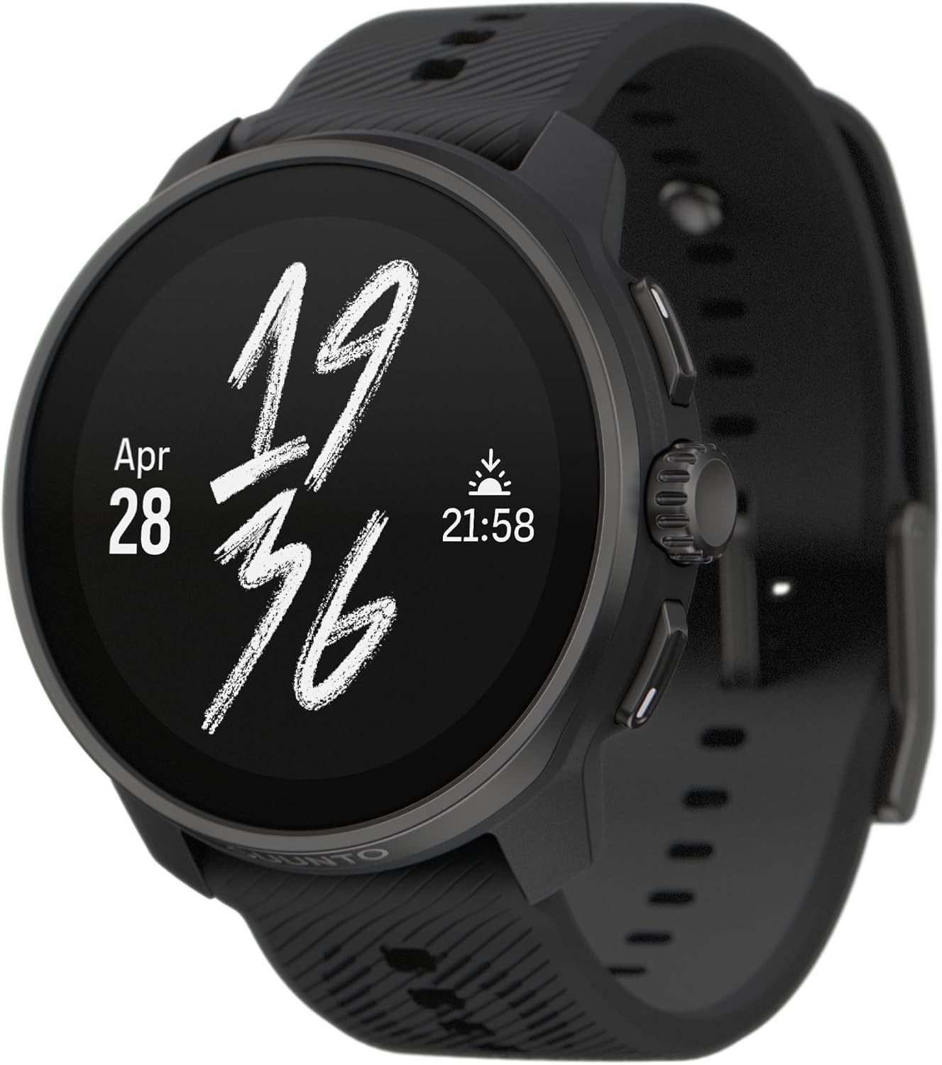 Suunto Smartwatch (3,3 cm, android ios), Multisport Smartwatch mit GPS AMOLED Display HRV und 95 Sportmodi