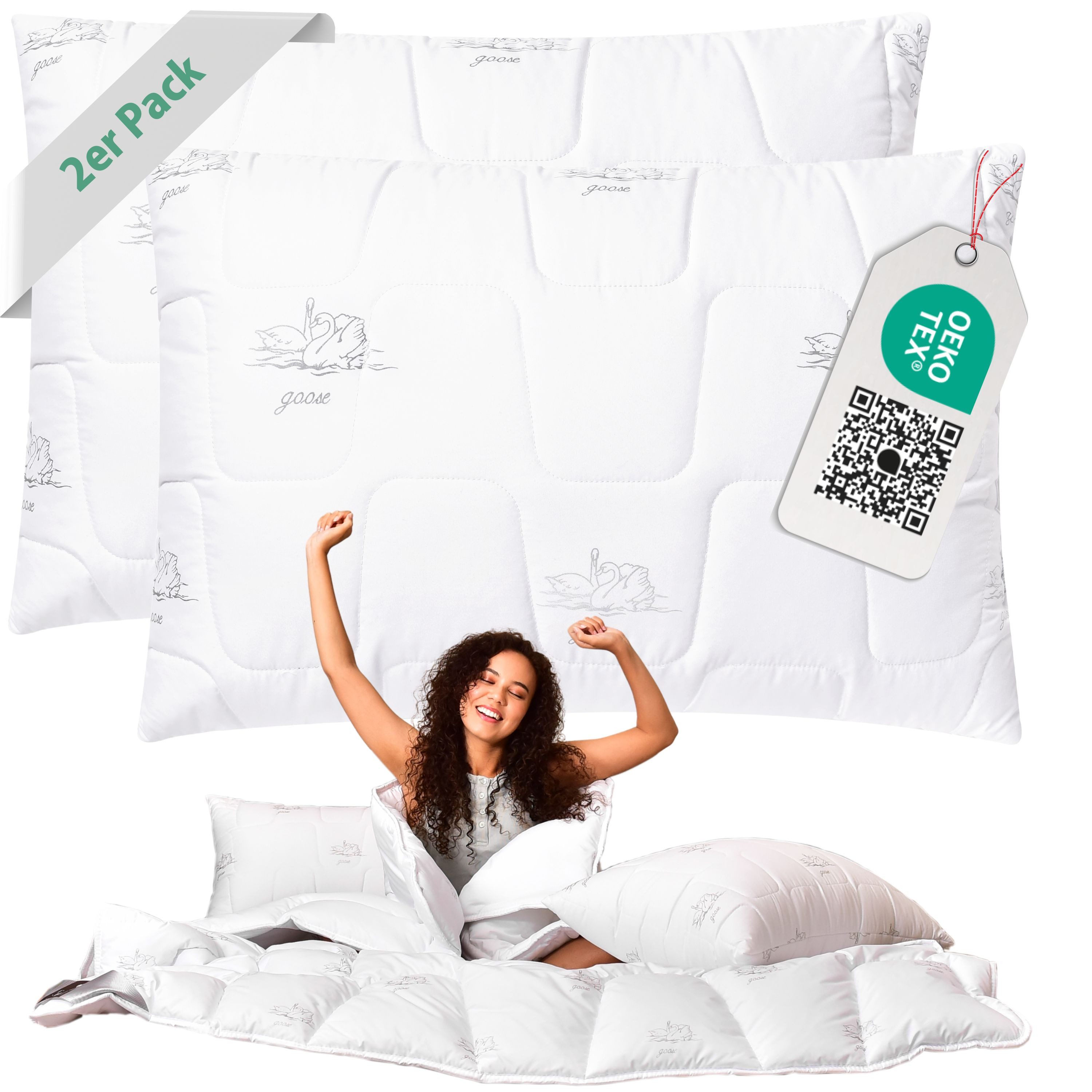 SEI Design Kopfkissen Kopfkissen Kissen Mirkofaser günstig online kaufen