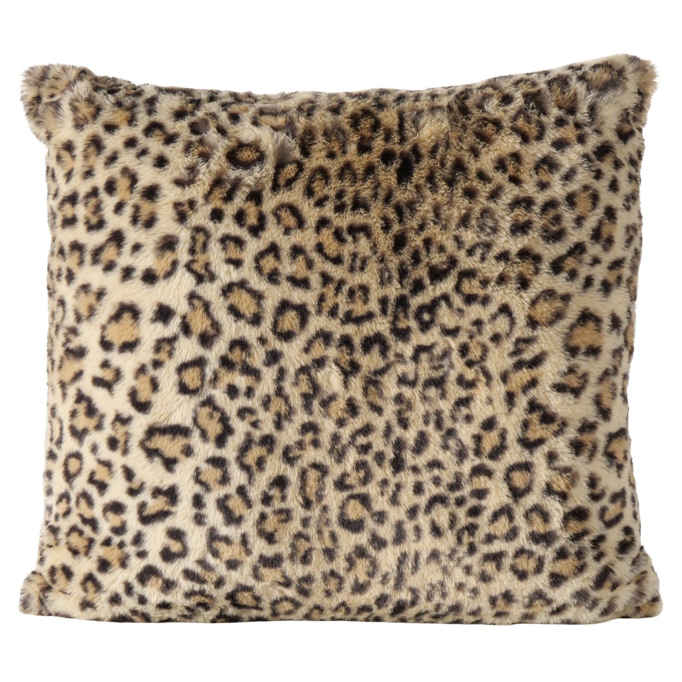 MF Kopfkissen Kunstfell Kissen Wild Touch – Weiches Sofakissen mit Leoparde günstig online kaufen