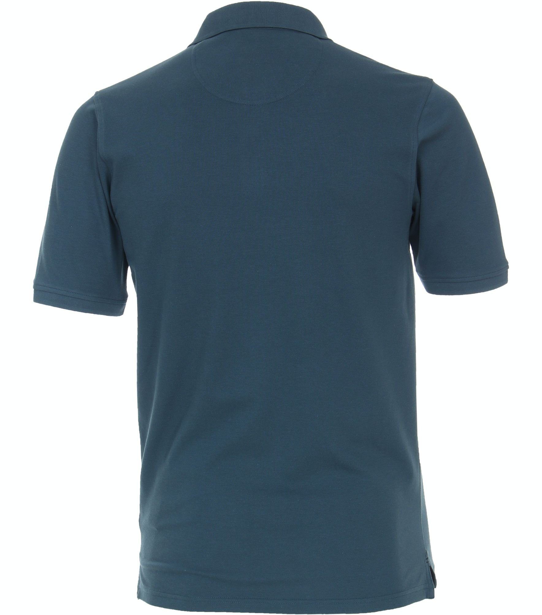 CASAMODA Poloshirt Polo-Shirt Petrol (193) bis unifarben Aqua Poloshirt