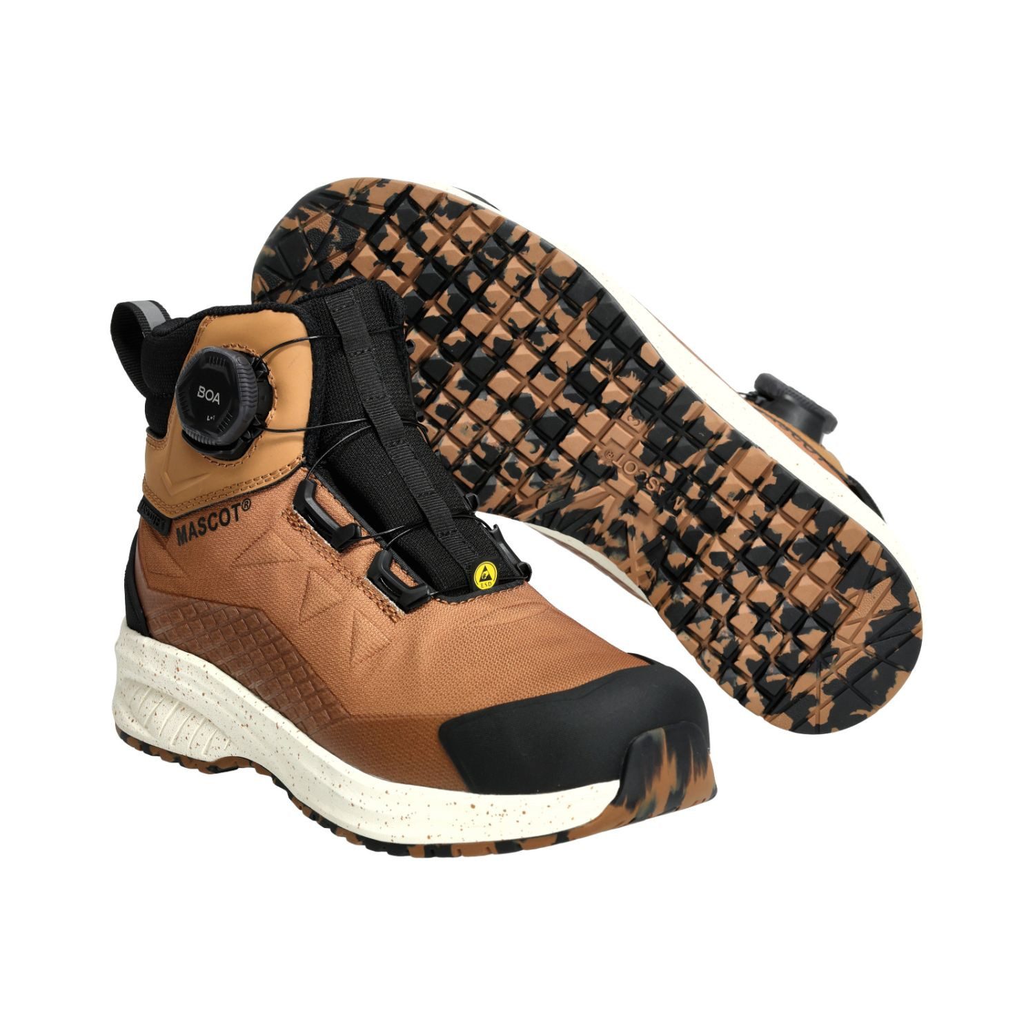 Mascot Sicherheitshochschuh S7S "CUSTOMIZED BOA® Fit System" nussbraun Sicherheitsschuh