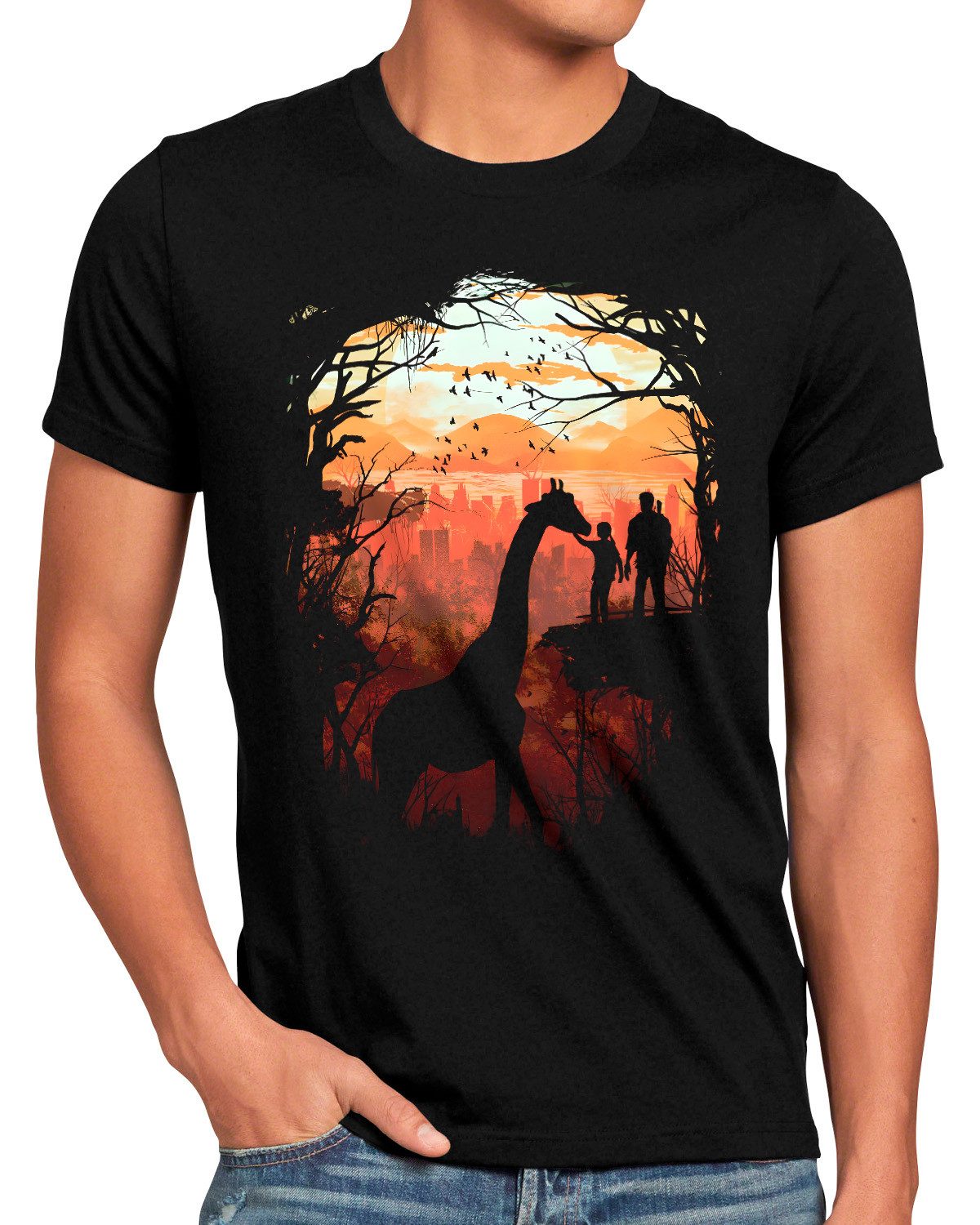 style3 T-Shirt Joel and Allie the last of us tv videospiel ps4 ps5 günstig online kaufen
