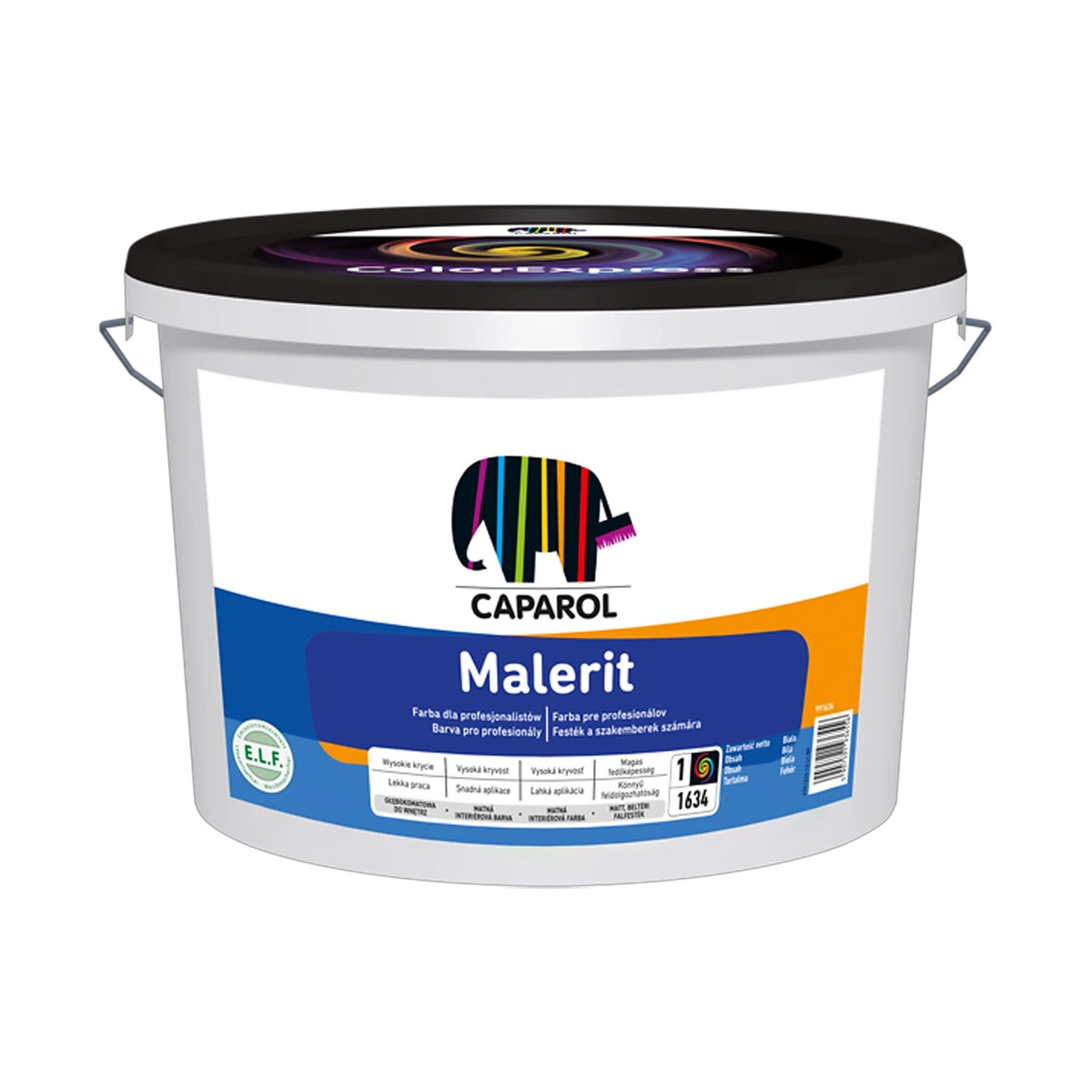 Caparol Wandfarbe Caparol Malerit E.L.F. 2,5L Weiß Wandfarbe Deckkraft 1 Stumpfmatt