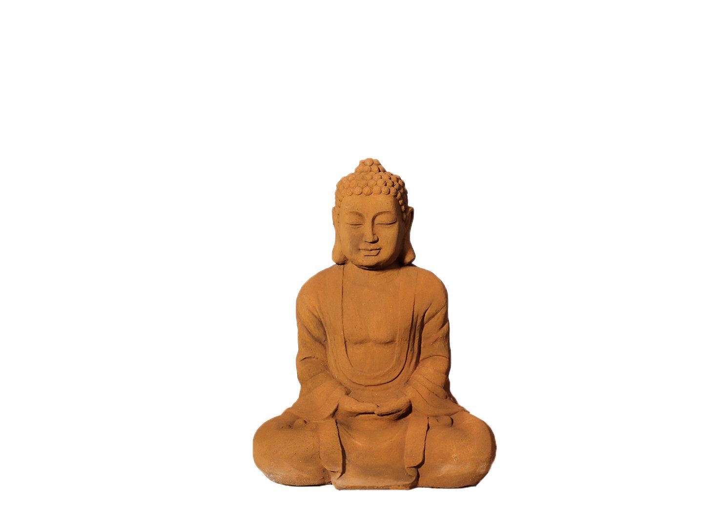 Steelboxx Buddhafigur XL Buddha selten St), Figur aus Buddha Kohlenstoffstein Magnesia Steinoptik Skulptur 58cm Skulptur schöne (1