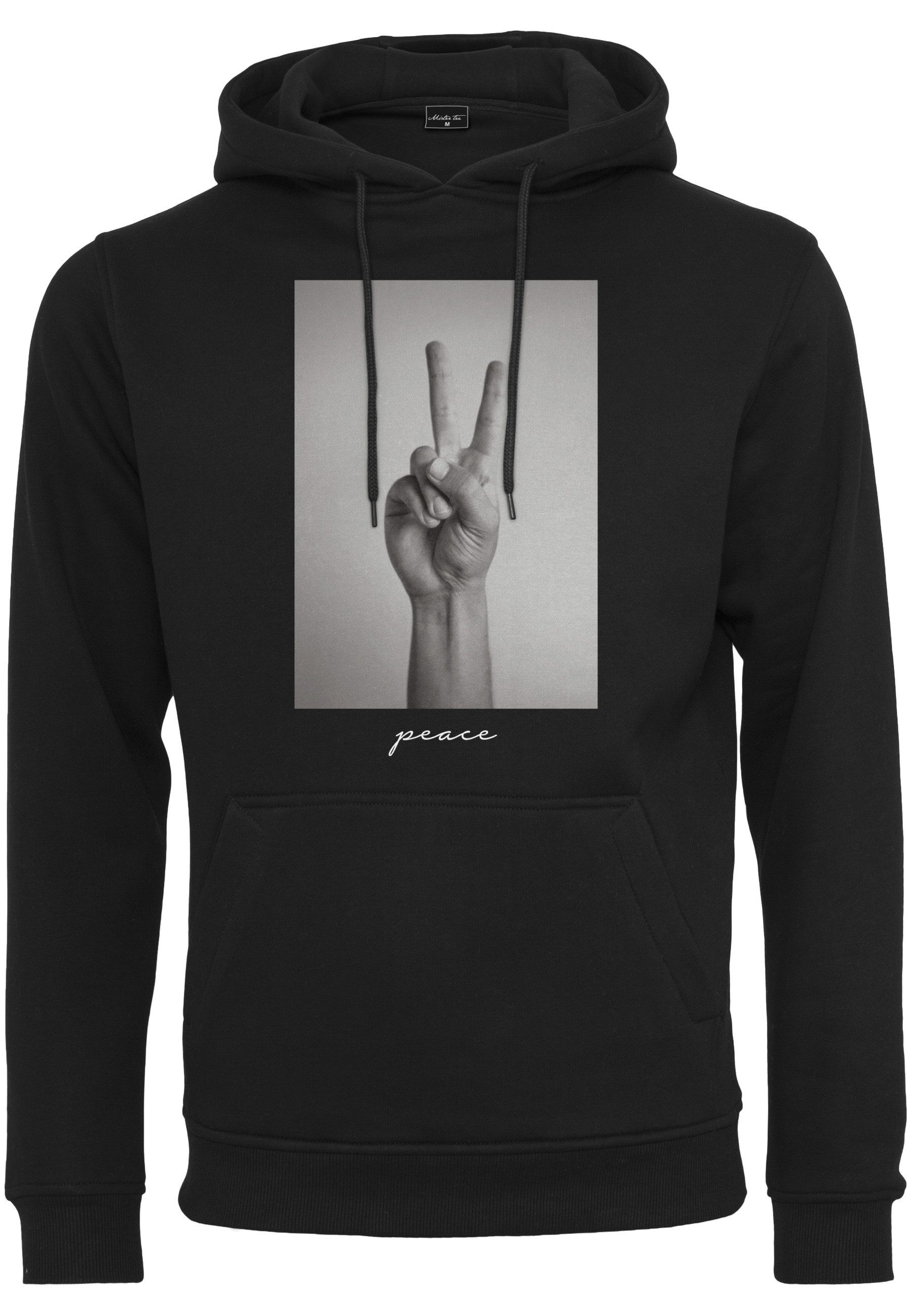 MisterTee Kapuzensweatshirt MisterTee Herren Peace Sign Hoody (1-tlg)