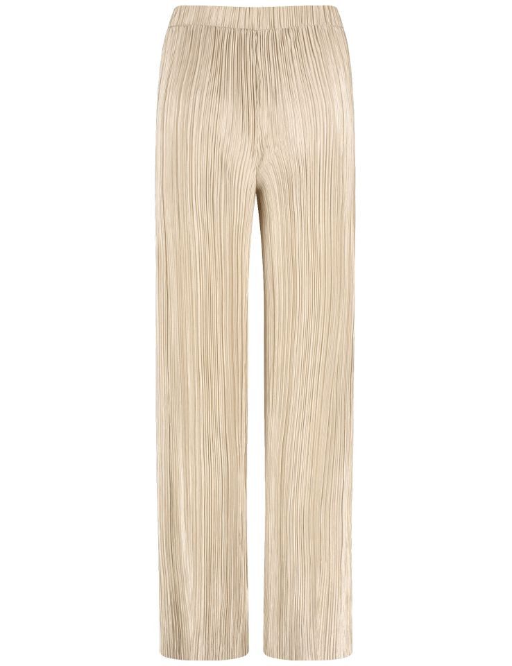 Taifun Stoffhose – Unifarbene Plisseehose mit günstig online kaufen