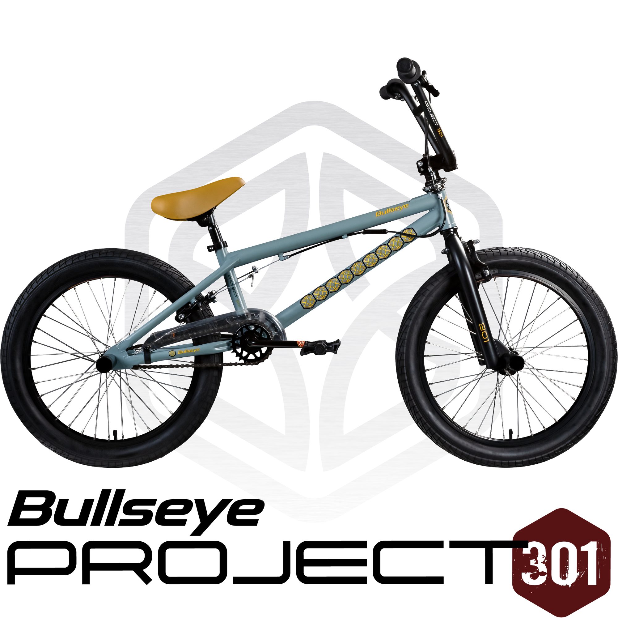 bullseye BMX-Rad Project 301, 1 Gang, BMX Rad 20 Zoll Fahrrad 2 Pegs 360° Rotor Jugendliche Erwachsene