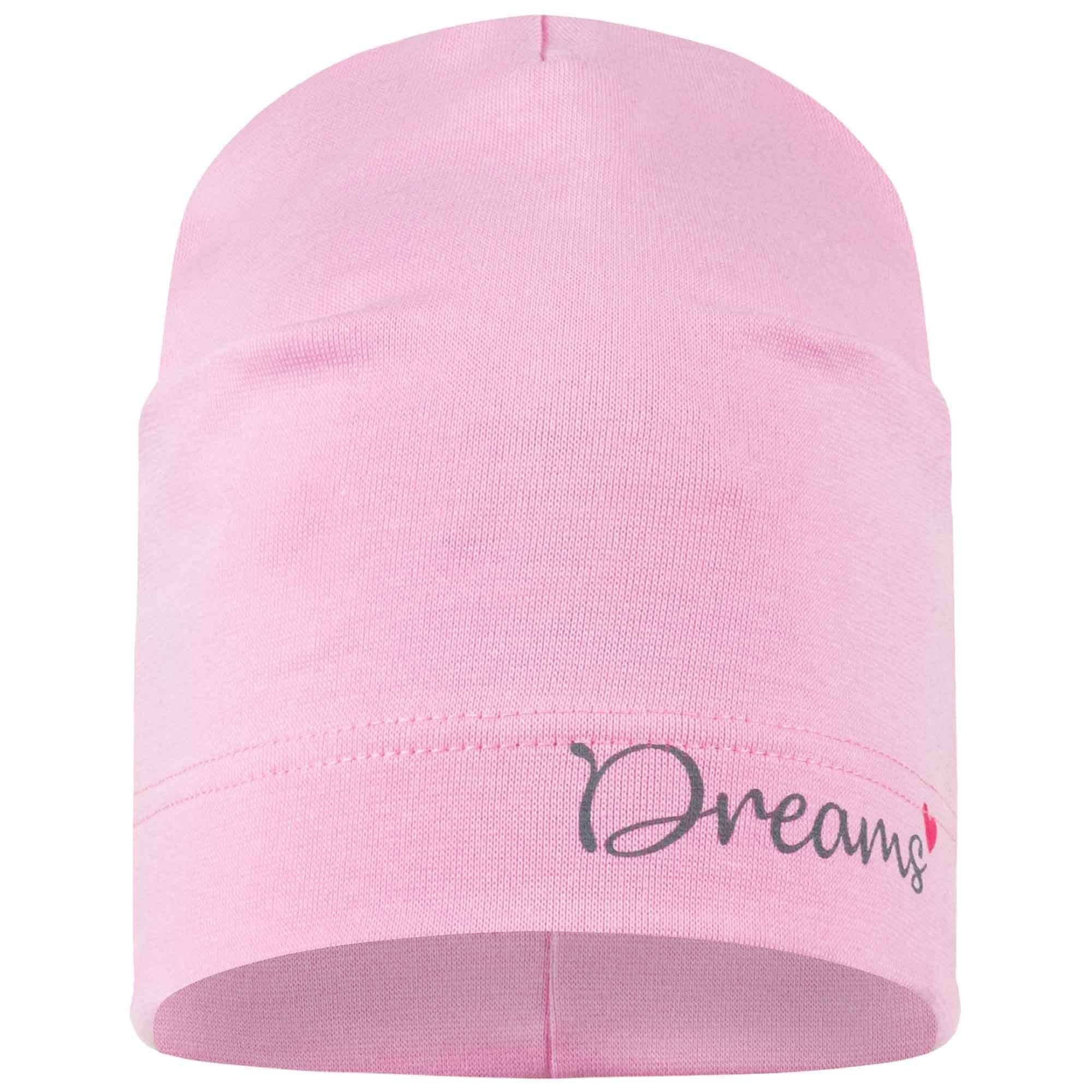 Dreams_Hellrosa Beanie Kindermütze Smarilla Jerseymütze Übergangsmütze