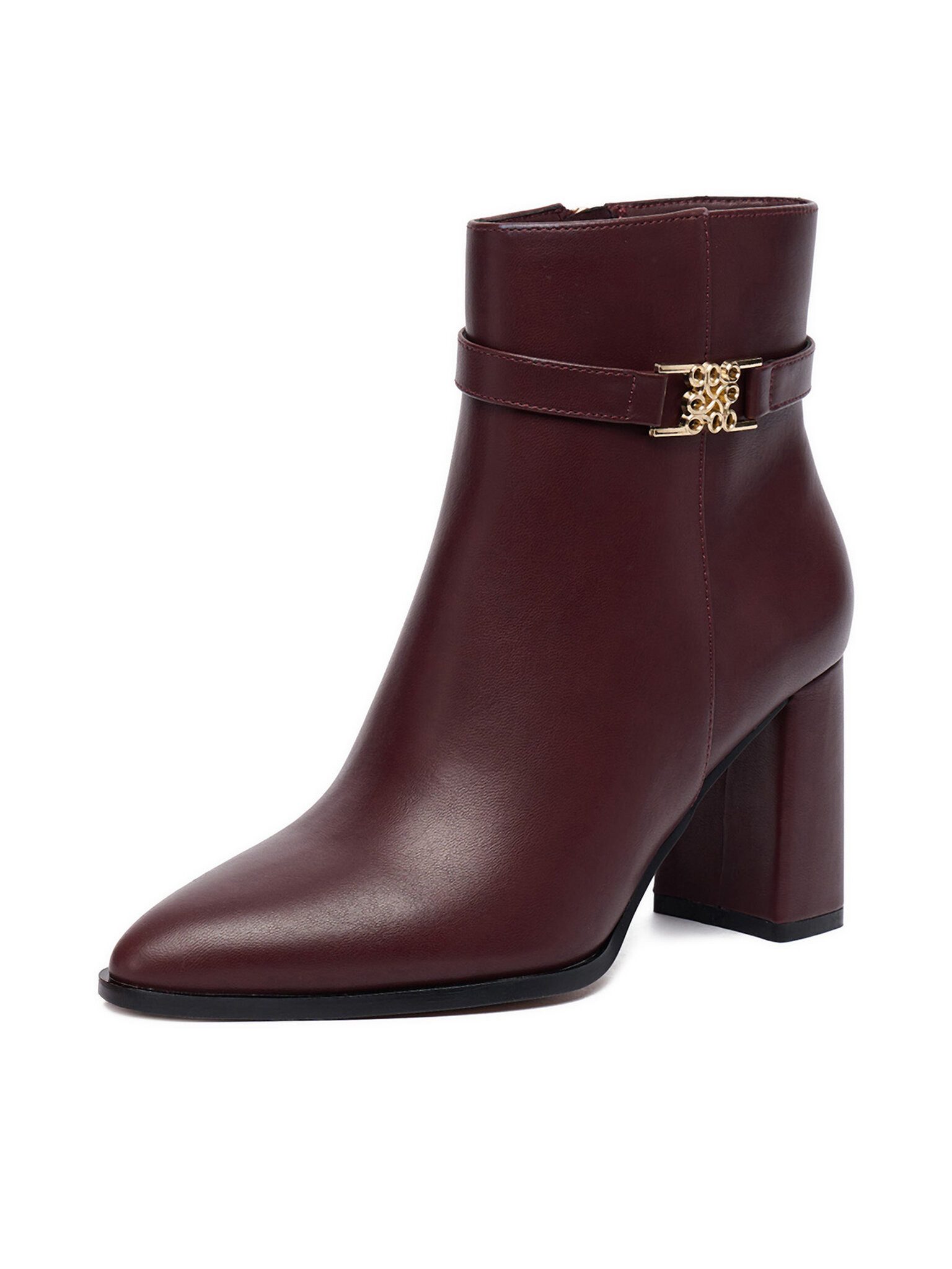 Nine West Nine West Women's Burgundy Ankle Boots CEO - NASIRA-01 Stiefel
