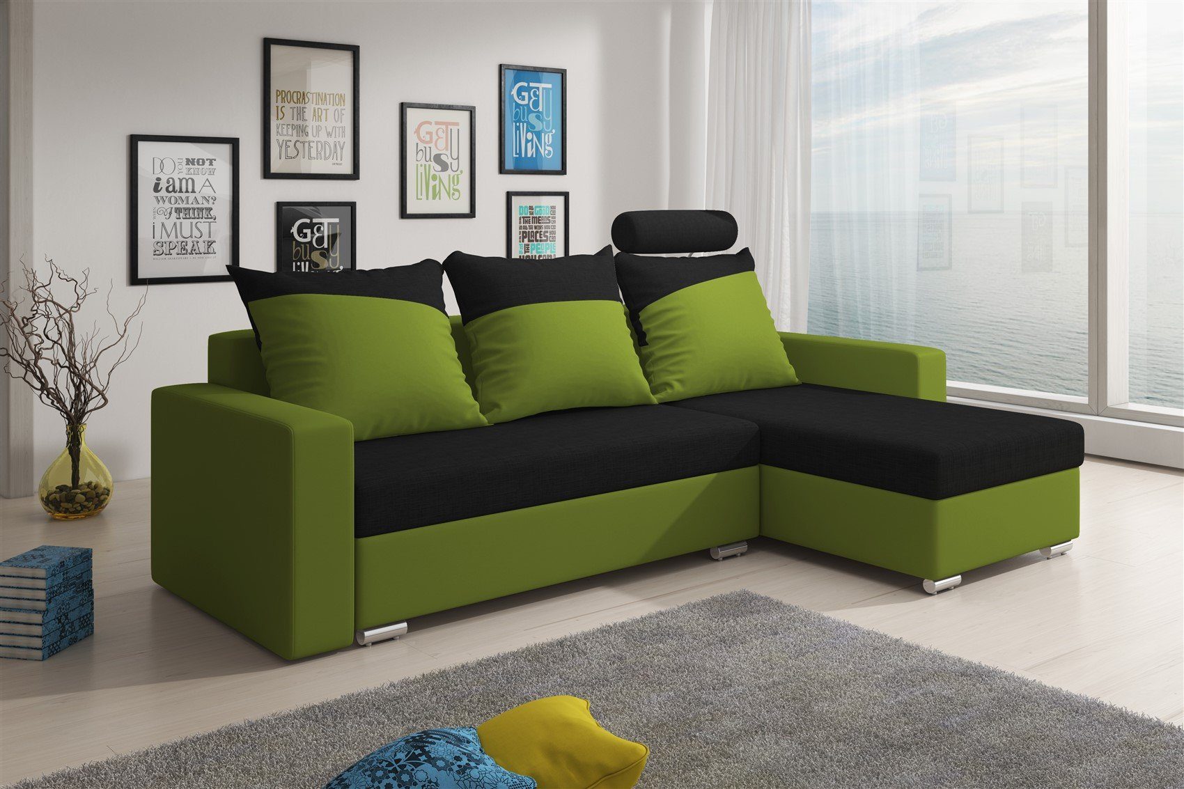 Fun Möbel Ecksofa Ecksofa NORA mit günstig online kaufen
