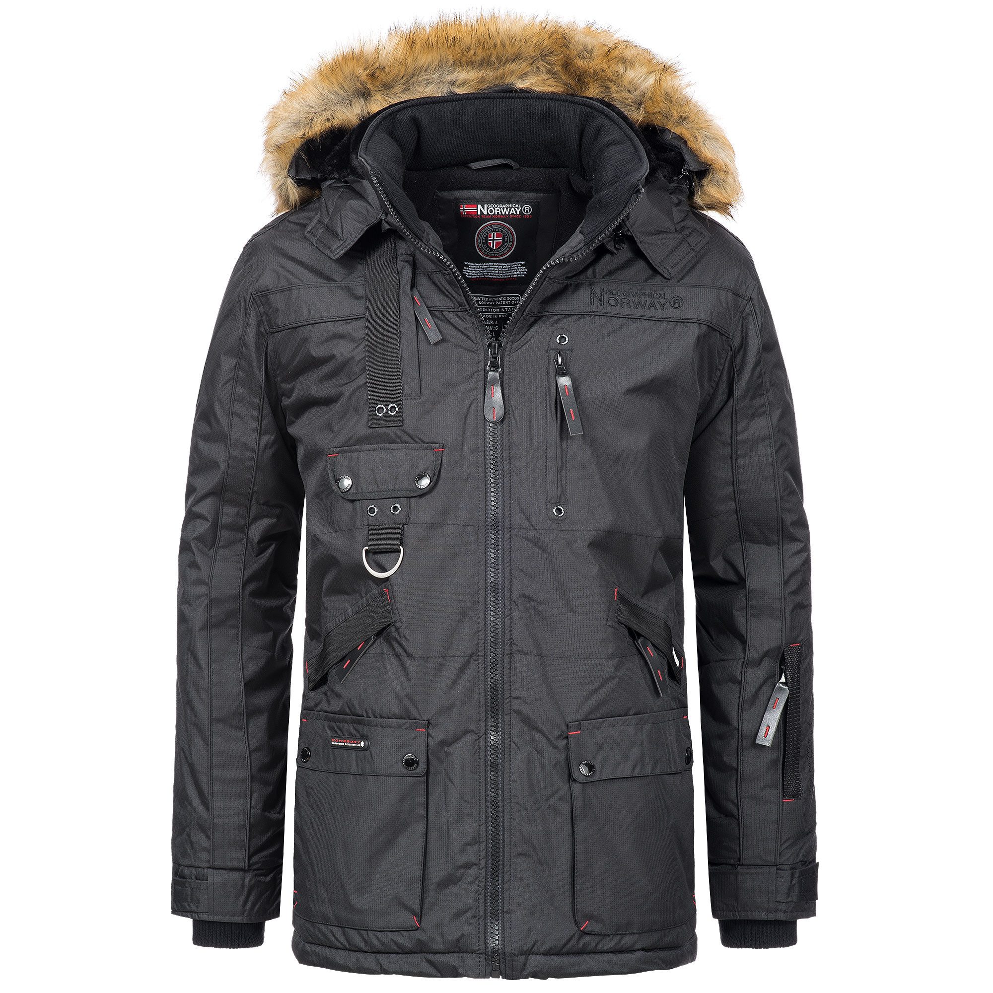Geographical Norway Parka Herren Outdoor Funktions Jacke Sehr Warm Winter J günstig online kaufen