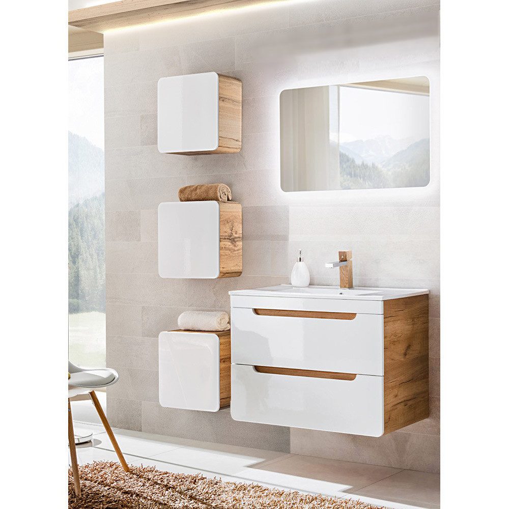 Lomadox Badmöbel-Set LUTON-56, (Spar-Set, 5-St), Wotan günstig online kaufen