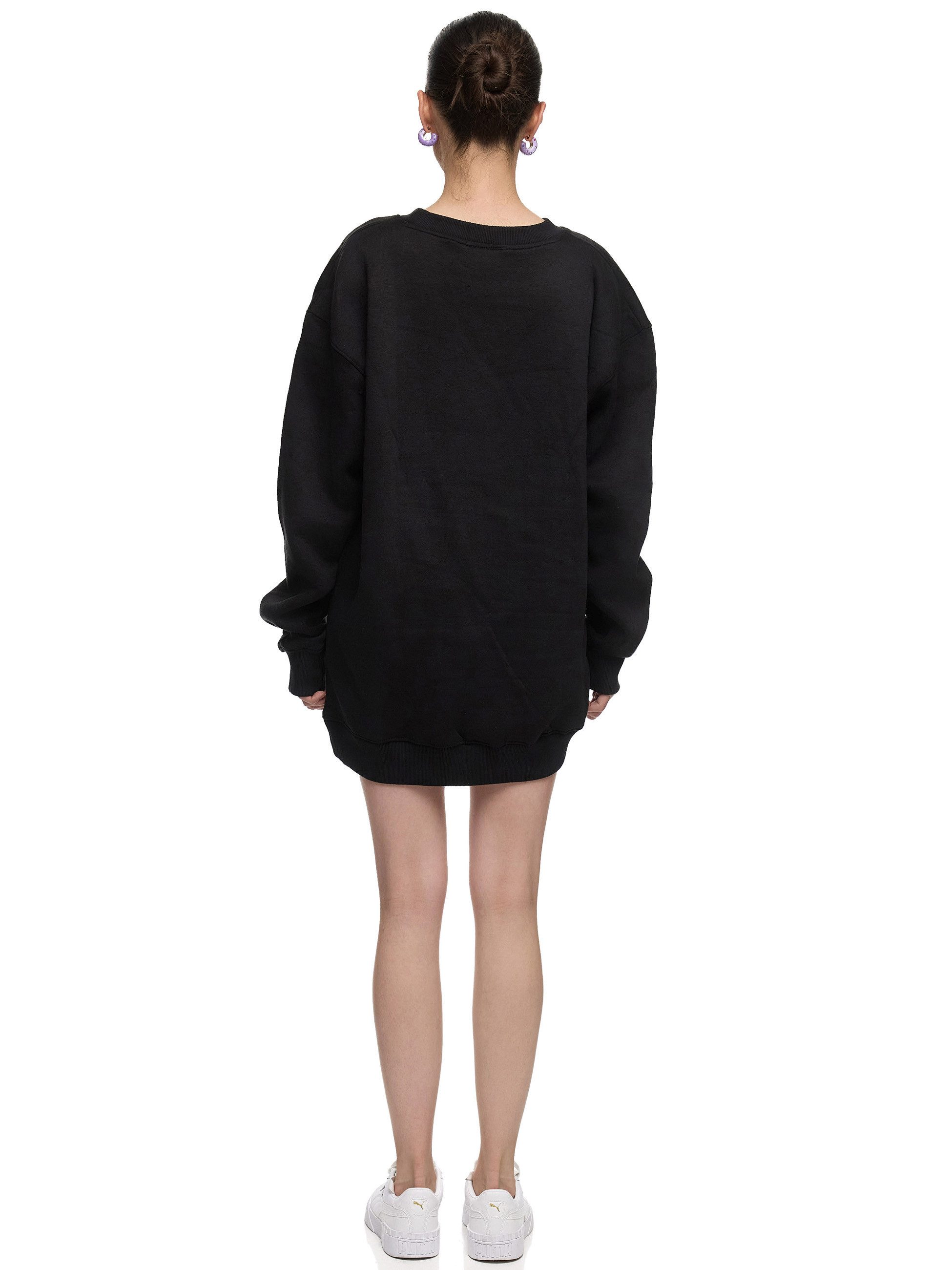 Worldclassca Sweatshirt Worldclassca Oversized Sweatshirt Happy Love Print Langarm Pullover Freizeit Sweatshirt