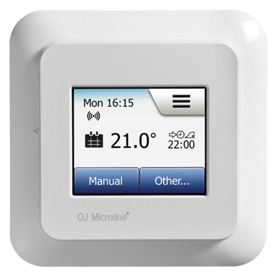 OJ Electronics Raumthermostat Thermostat zur Steuerung elektrischer Fußbodenheizungen, WiFi, OWD5, elektronisch, mit Bodenfühler für elektrische Fußbodenheizungen, mit Wochenprogramm