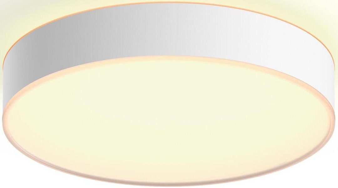 Philips Hue LED Deckenleuchte Enrave, Dimmfunktion, LED fest integriert, Warmweiß