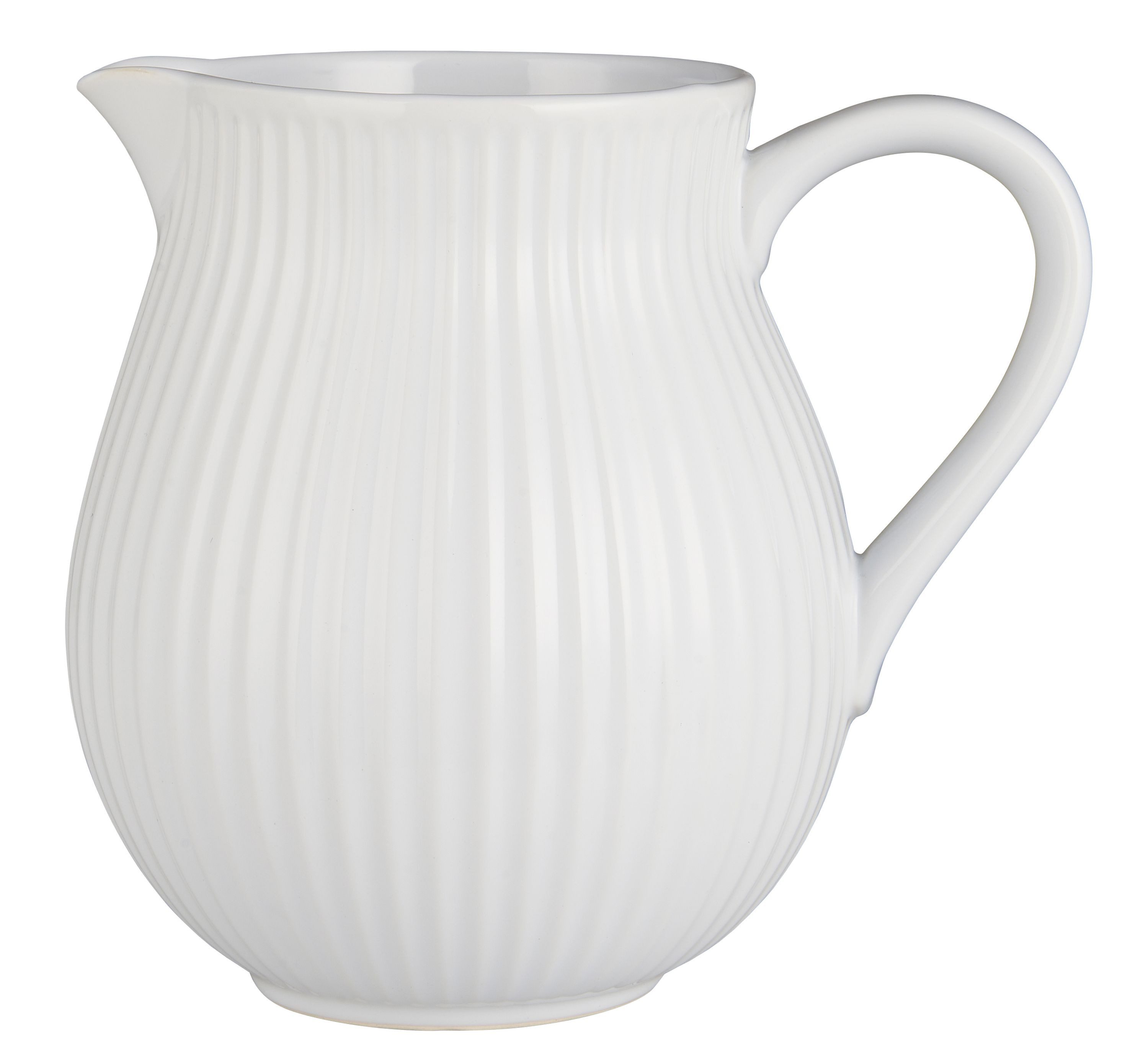 Ib Laursen Kanne Ib Laursen - Krug Kanne Karaffe Wasserkrug Vase Mynte Keramik 2l Weiß