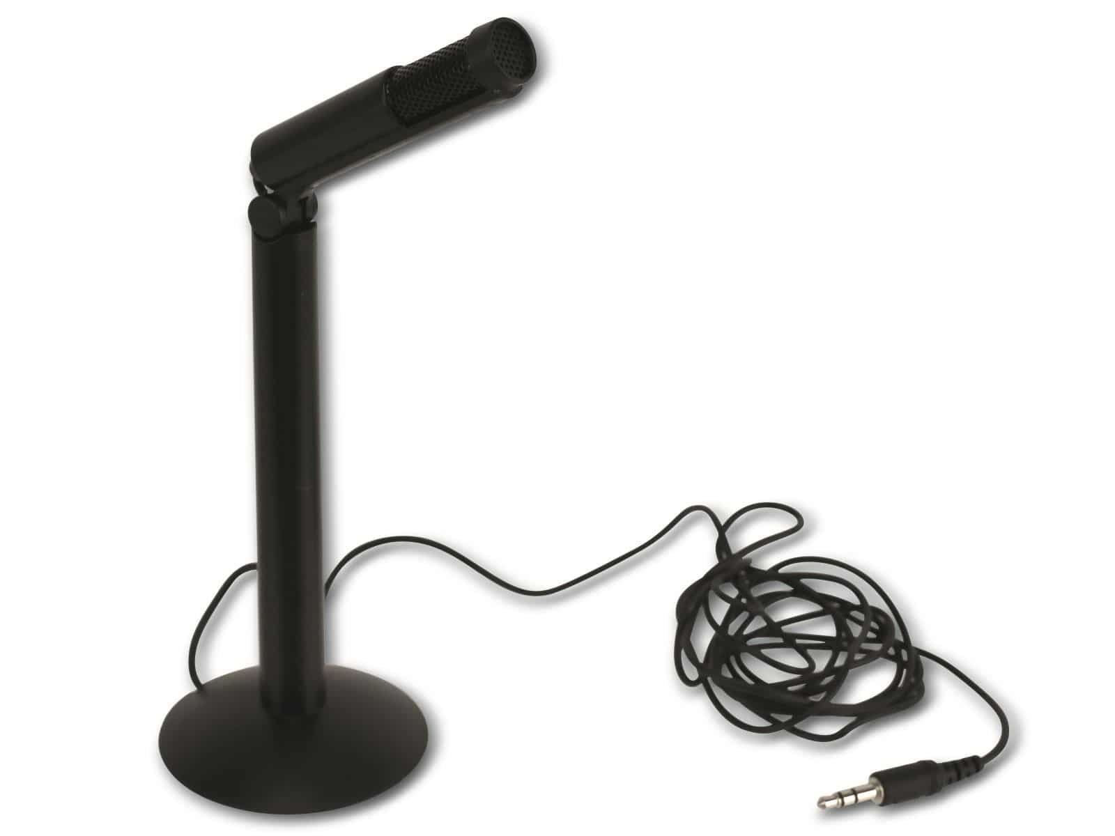Velleman Mikrofon VELLEMAN HQMC10004, schwarz Tischmikrofon