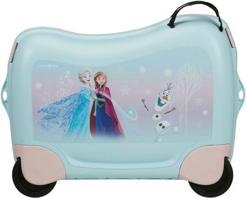 Samsonite Kinderkoffer Dream2Go Ride-on Trolley, Disney Frozen, 4 Rollen, Kinderreisekoffer Handgepäck zum sitzen und ziehen