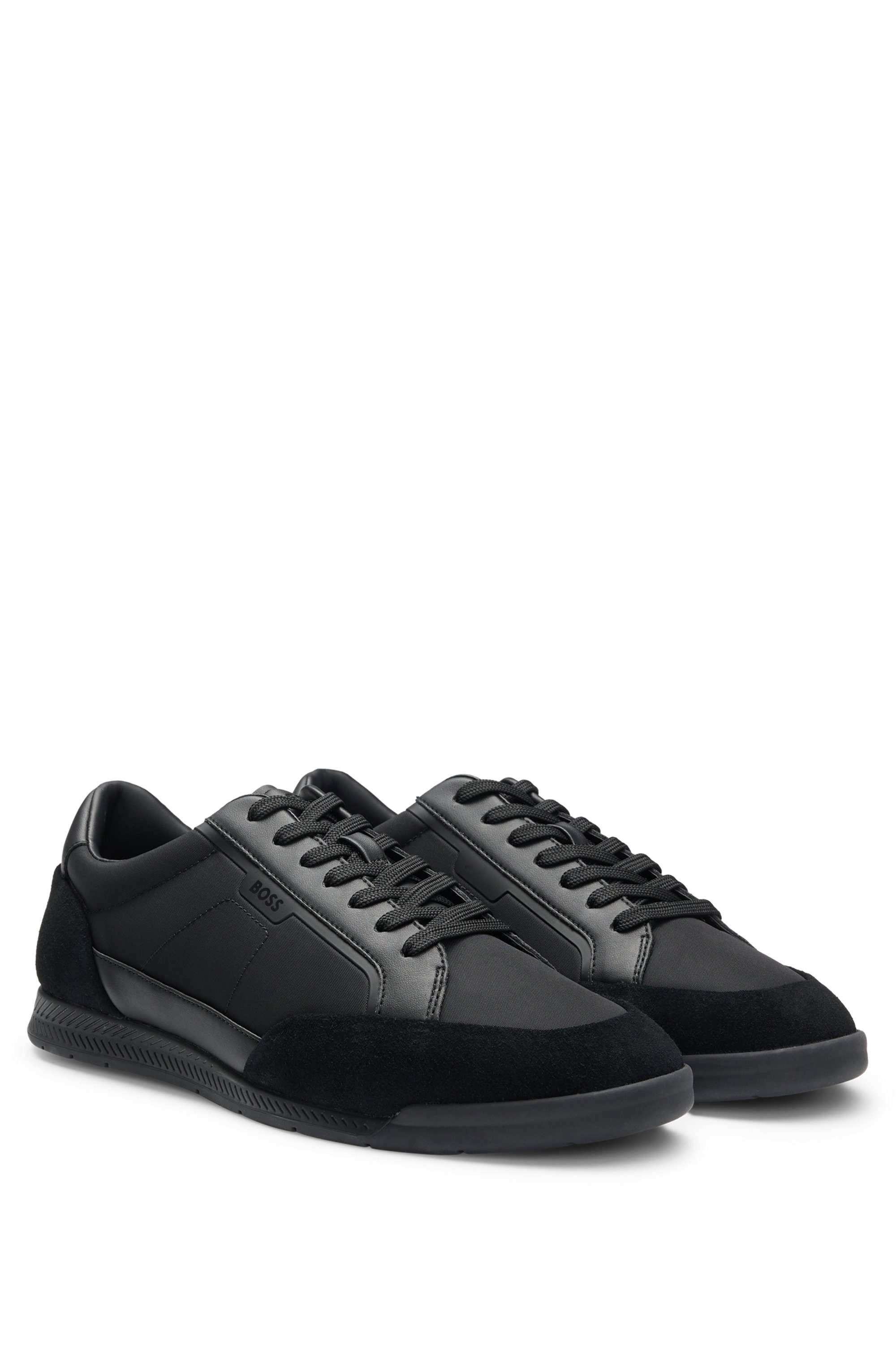 BOSS Nitan Sneaker Casual-Schnürschuh, Halbschuh, Freizeitsneaker im Materi günstig online kaufen